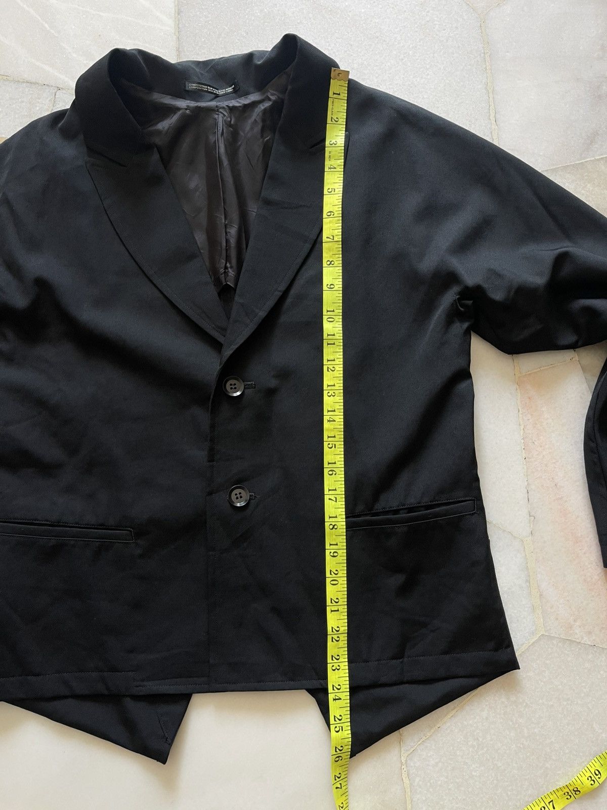Yohji Yamamoto Yohi Yamamoto + Noir Asymentric Back Pocket Design 10 Size US S / EU 44-46 / 1 - 17 Thumbnail