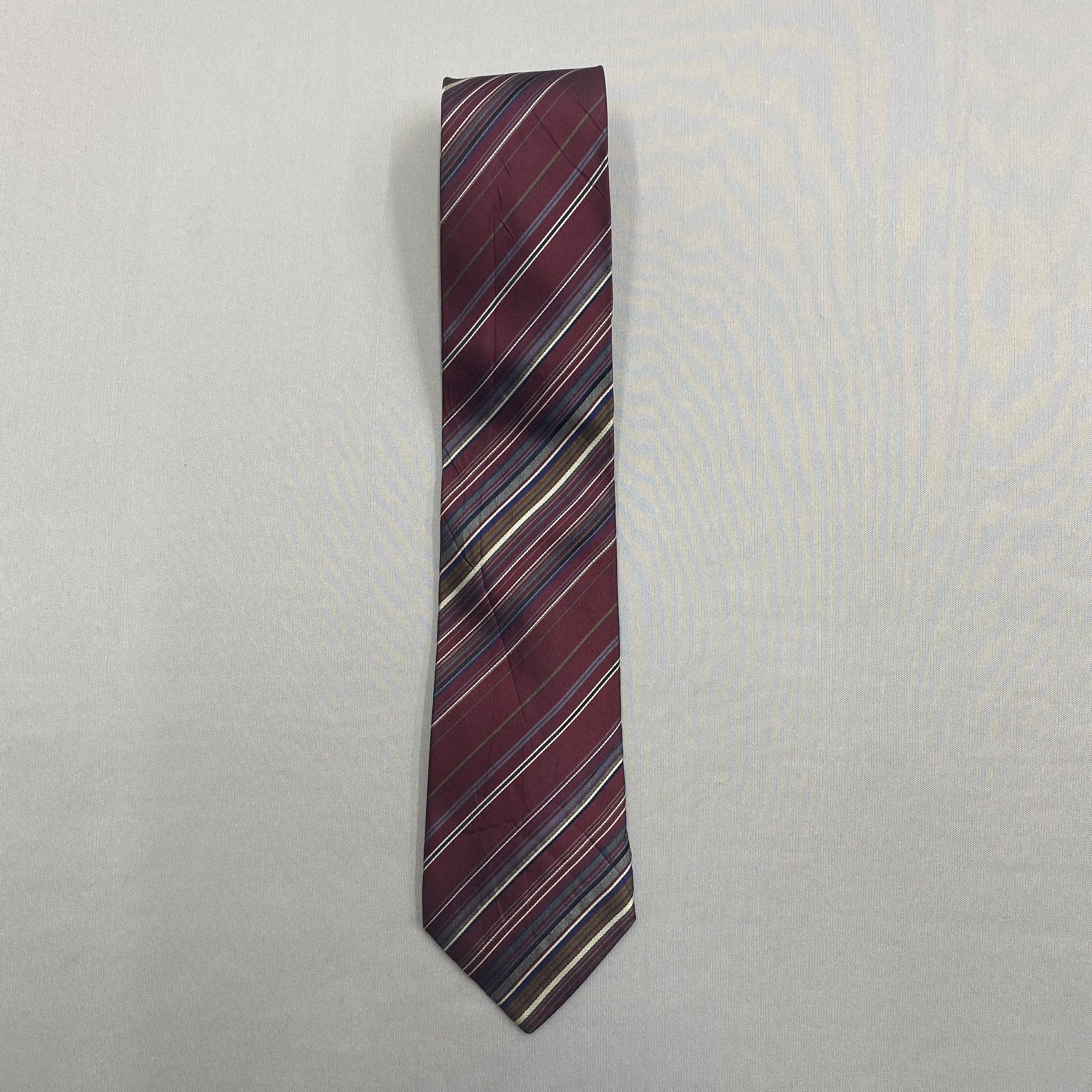Japanese Brand Vintage Christian Dior SILK Necktie Cravate Pure Silk Size ONE SIZE - 3 Thumbnail