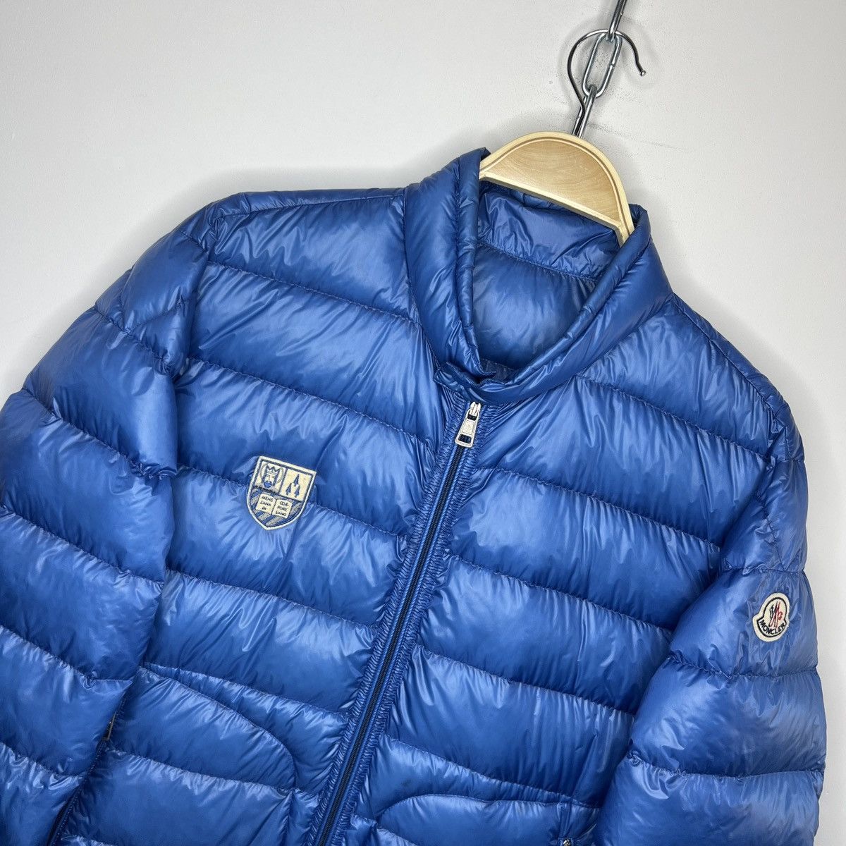 Moncler Moncler Puffer Goose Down Jacket Nylon Royal Blue Size US M / EU 48-50 / 2 - 4 Thumbnail