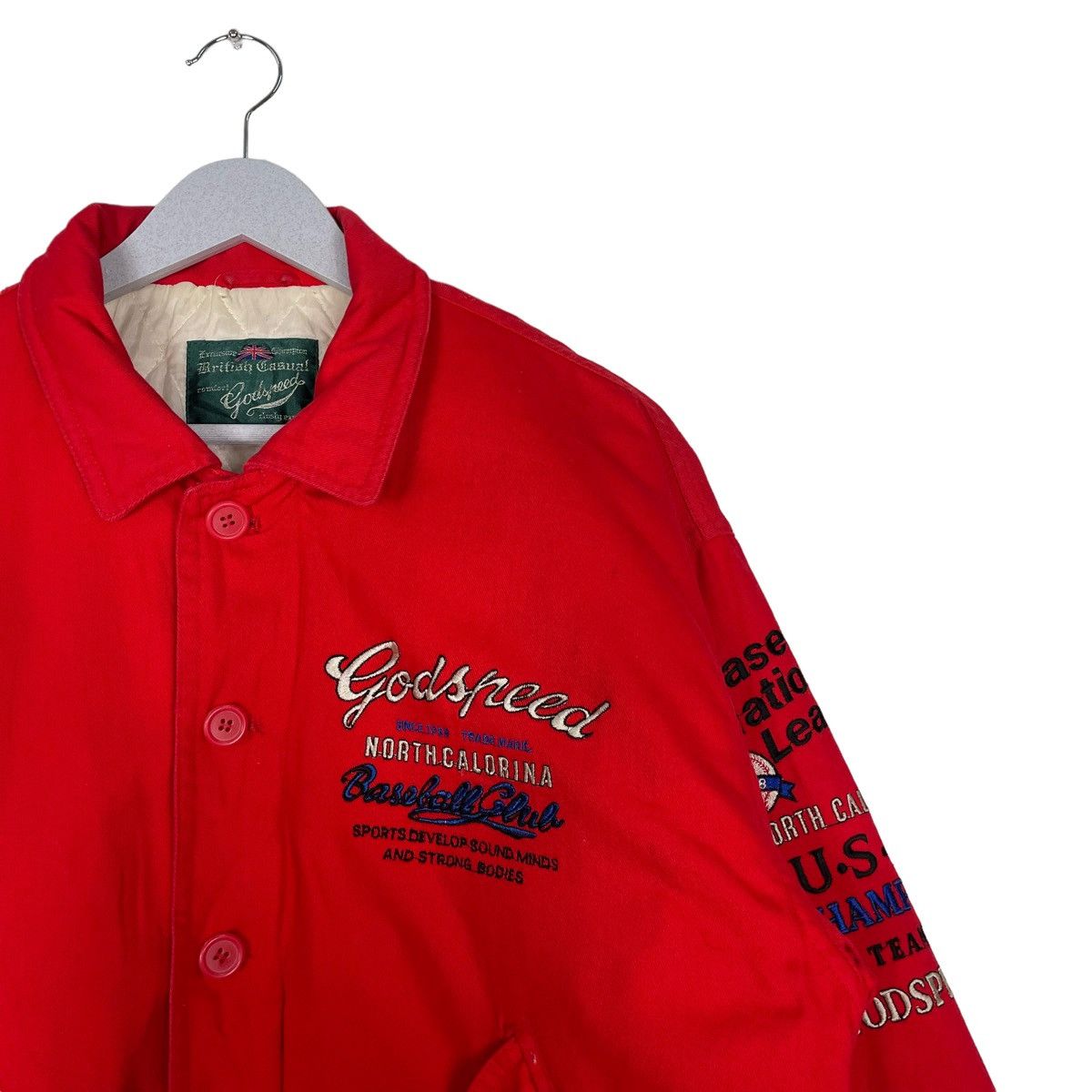 Hein Gericke × Kadoya 💥80s GODSPEED RACING RIOT BOMBER JACKET Size US L / EU 52-54 / 3 - 6 Thumbnail