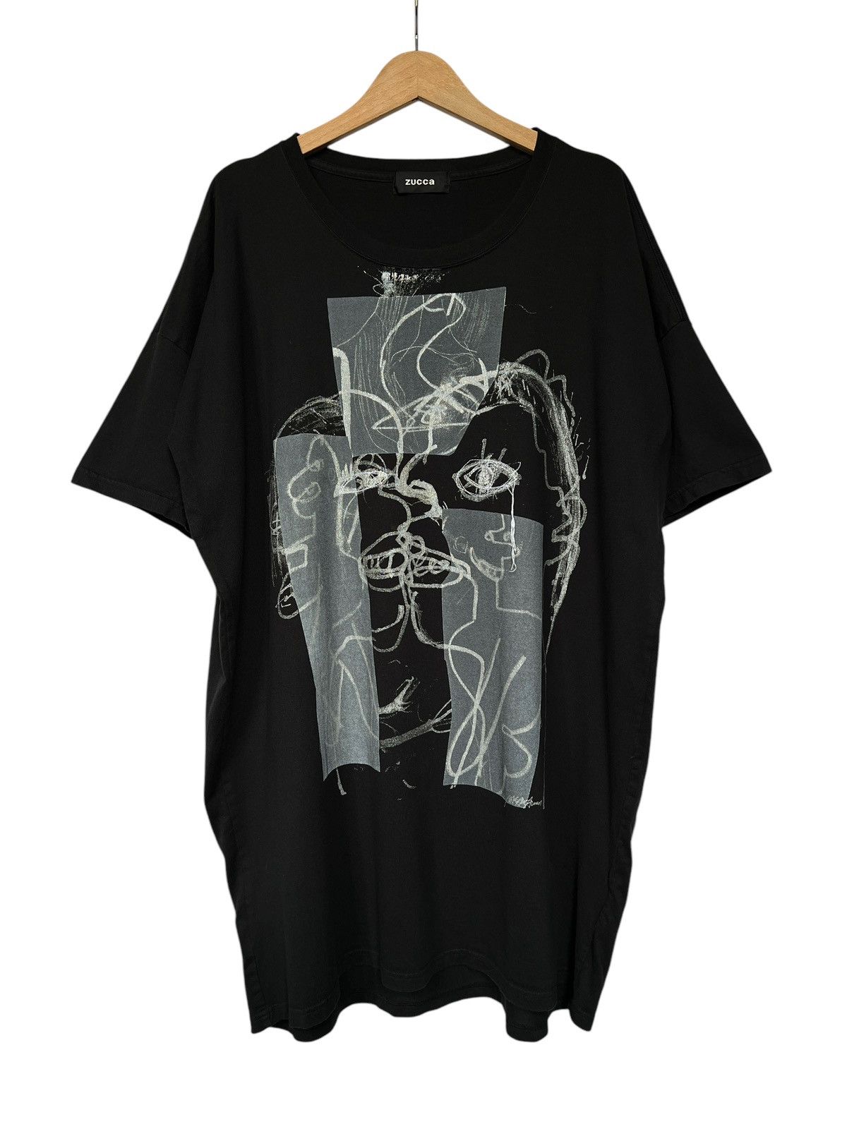 CABANE de ZUCCa × Issey Miyake × Zucca Vintage Zucca Oversized Art Tshirt Size US L / EU 52-54 / 3 - 2 Thumbnail