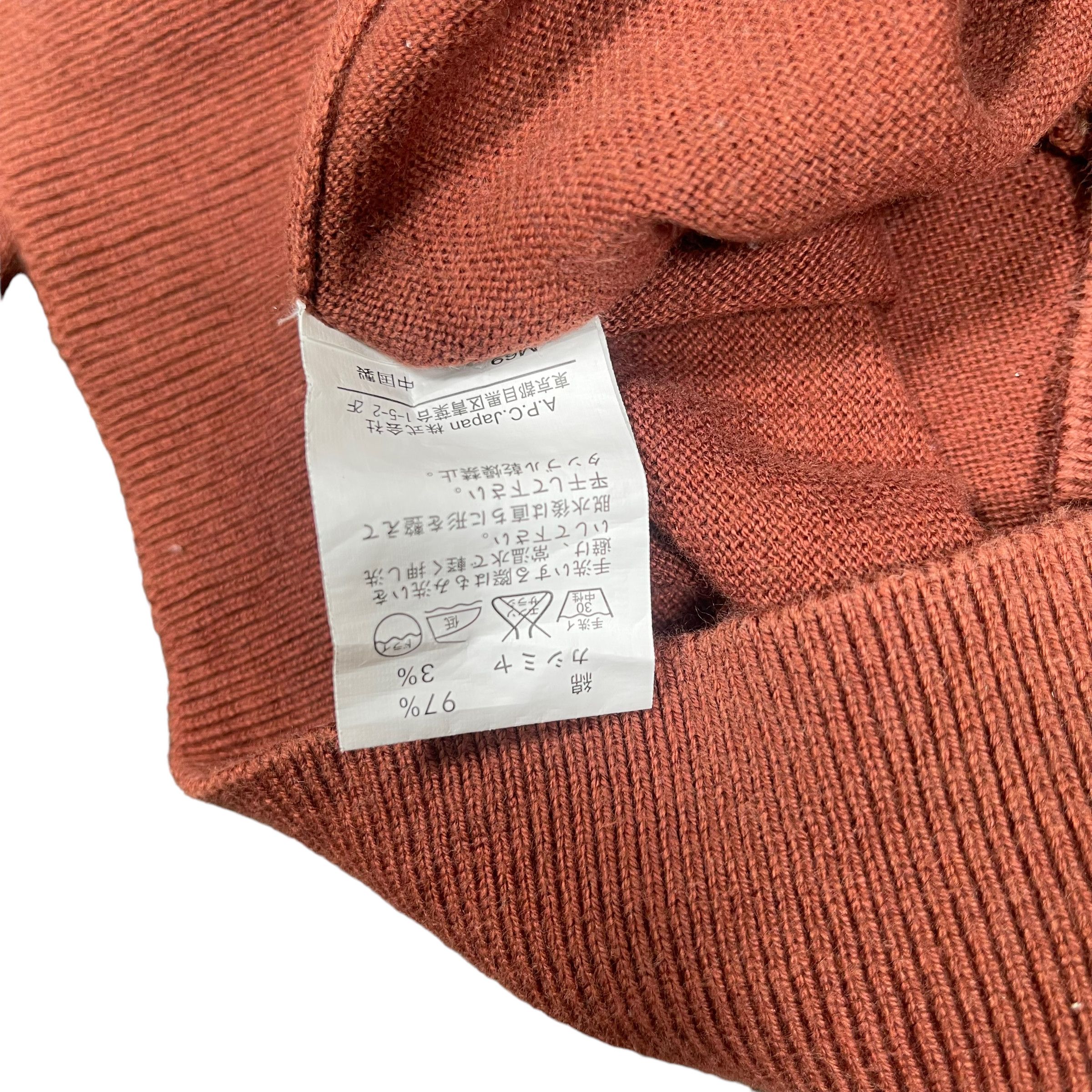 A.P.C. A.P.C. Minimalist Earth Tone Knitwear Size US S / EU 44-46 / 1 - 9 Thumbnail