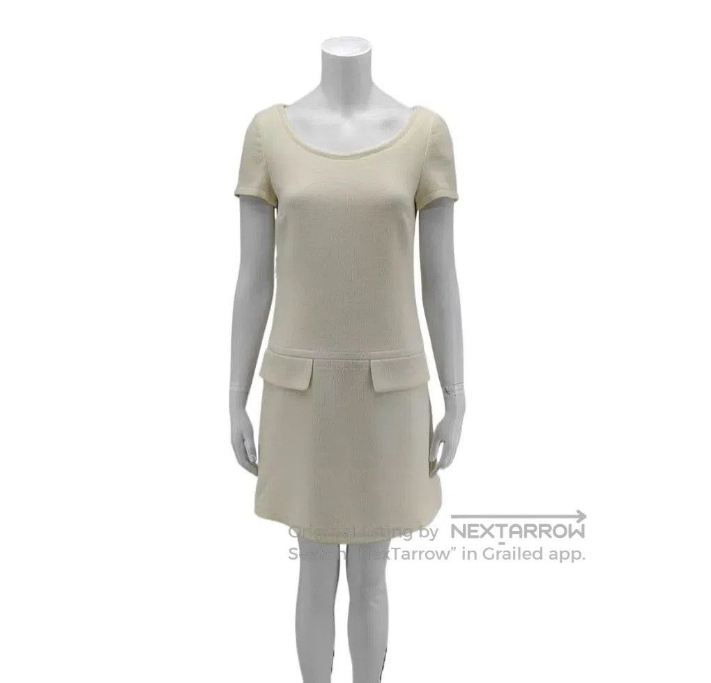 Prada Beige Wool Dress Size 40.