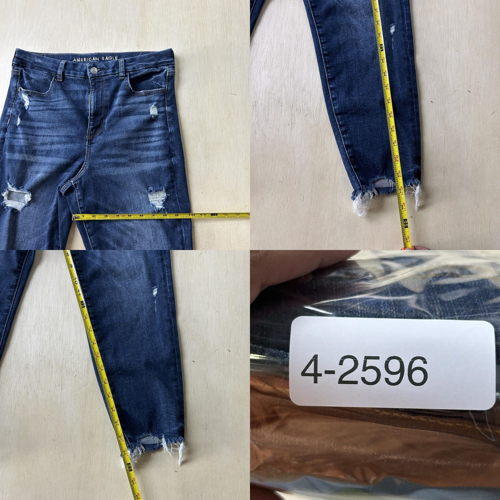 American Eagle Outfitters American Eagle Outfitters Jeans Womens 10 Short Med Blue Distressed Size 32" / US 10 / IT 46 - 8 Thumbnail