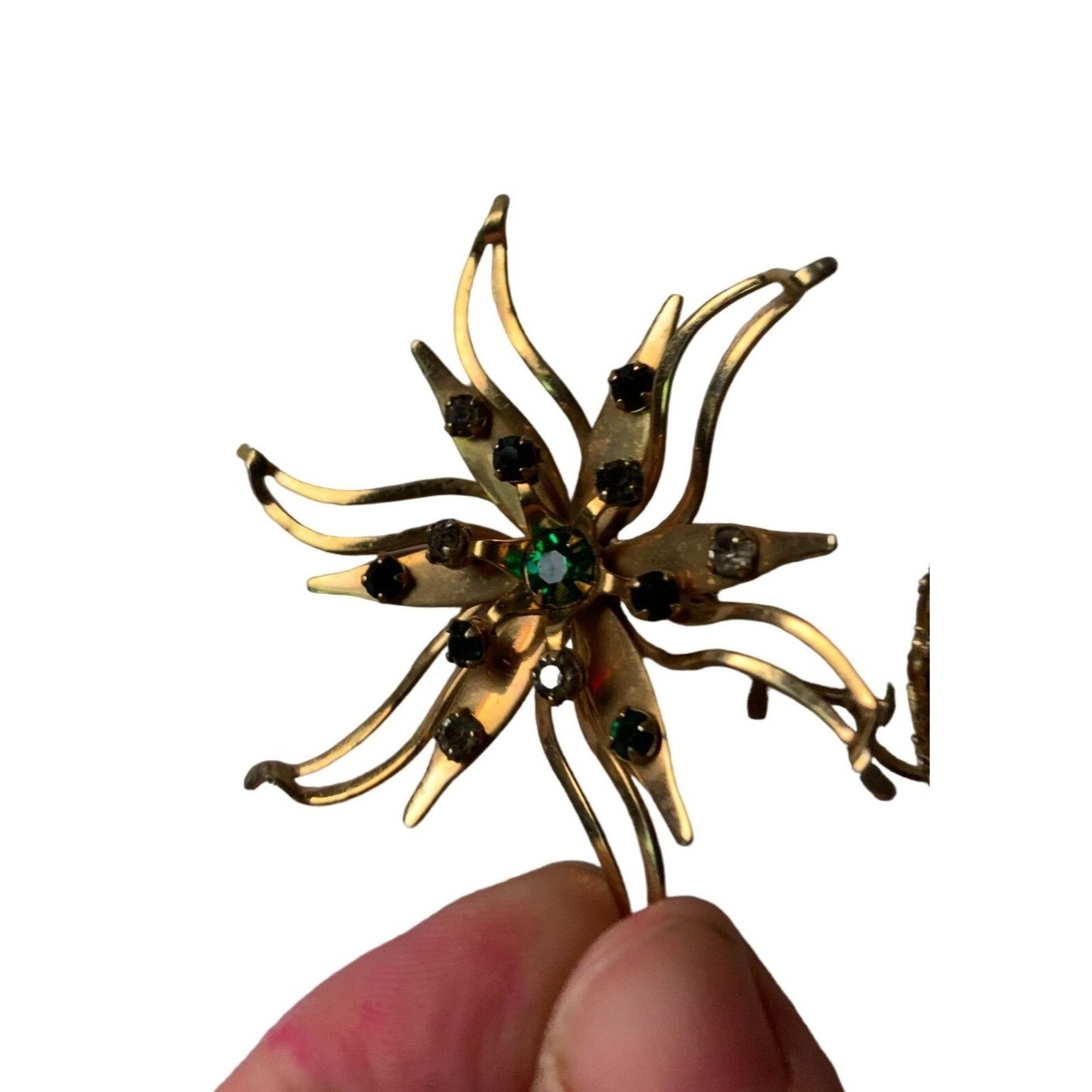 Other Vintage Womens Jewelry - Goldtone Bracelet, Earrings and Pin Size ONE SIZE - 9 Thumbnail