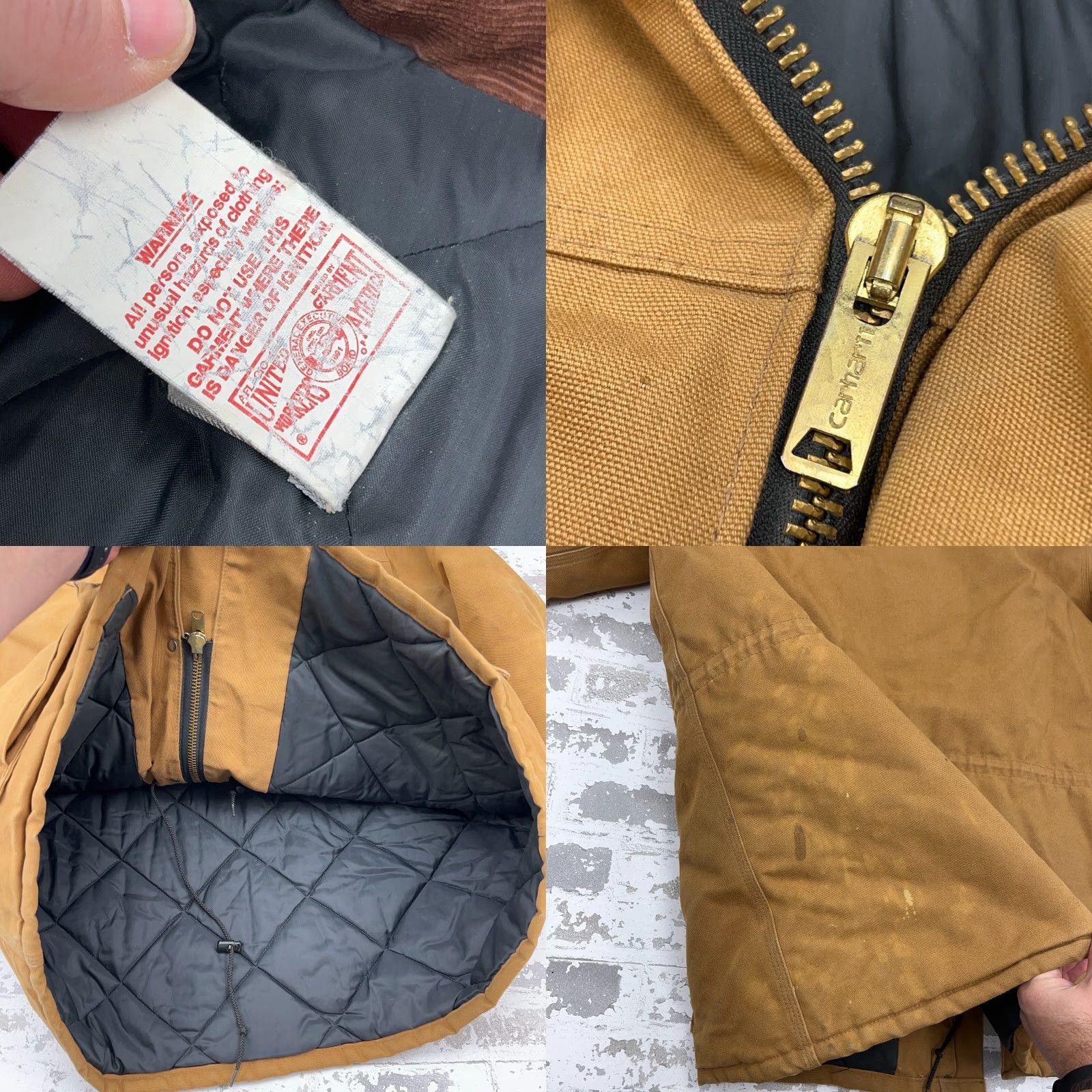 Carhartt VINTAGE Carhartt Jacket Men 2XL Brown Barn Chore Field Coat Distressed USA 80s Size US XXL / EU 58 / 5 - 9 Thumbnail