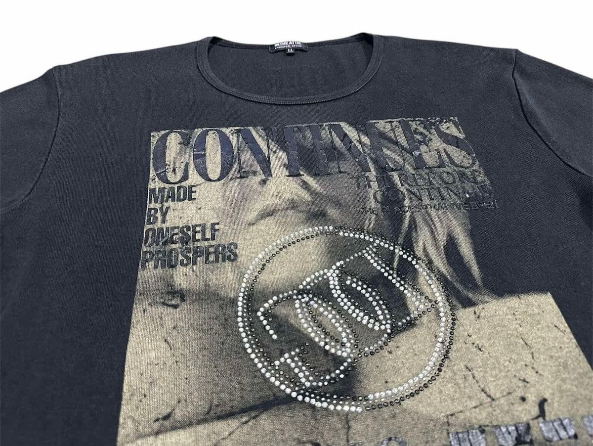 If Six Was Nine × In The Attic × Japanese Brand 🔥Sick Y2K In The Attic Poem Shirt Naked Woman Goth Punk Size US L / EU 52-54 / 3 - 1 Thumbnail