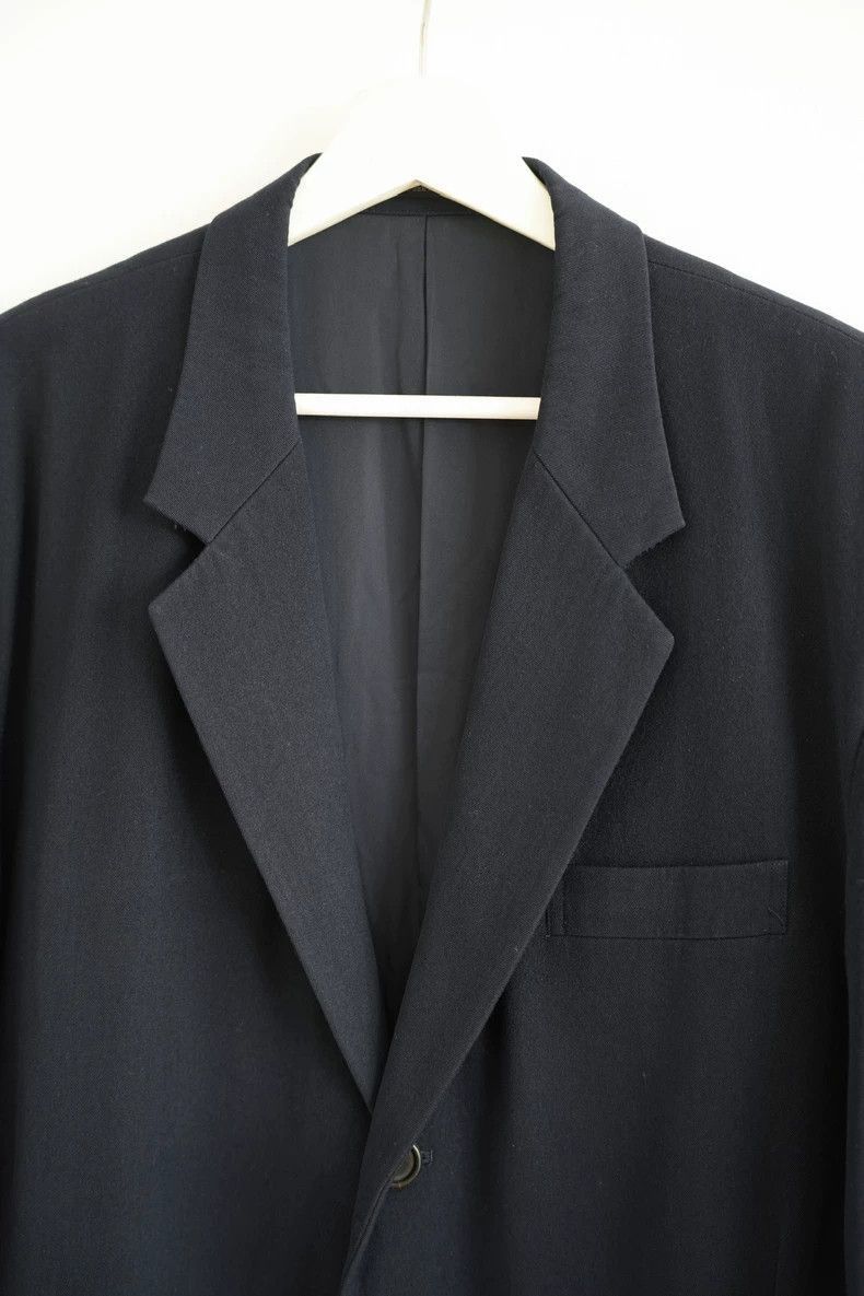 Yohji Yamamoto Yohji Yamamoto Yohji Yamamoto Long Black Suit Jacket Size US M / EU 48-50 / 2 - 3 Thumbnail