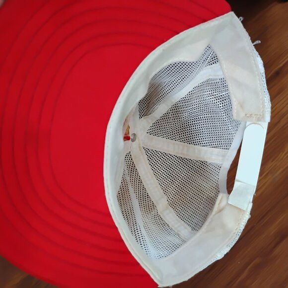 Other Vintage Simpson Plastics PVC Snap Trucker Hat Cap Size ONE SIZE - 7 Thumbnail