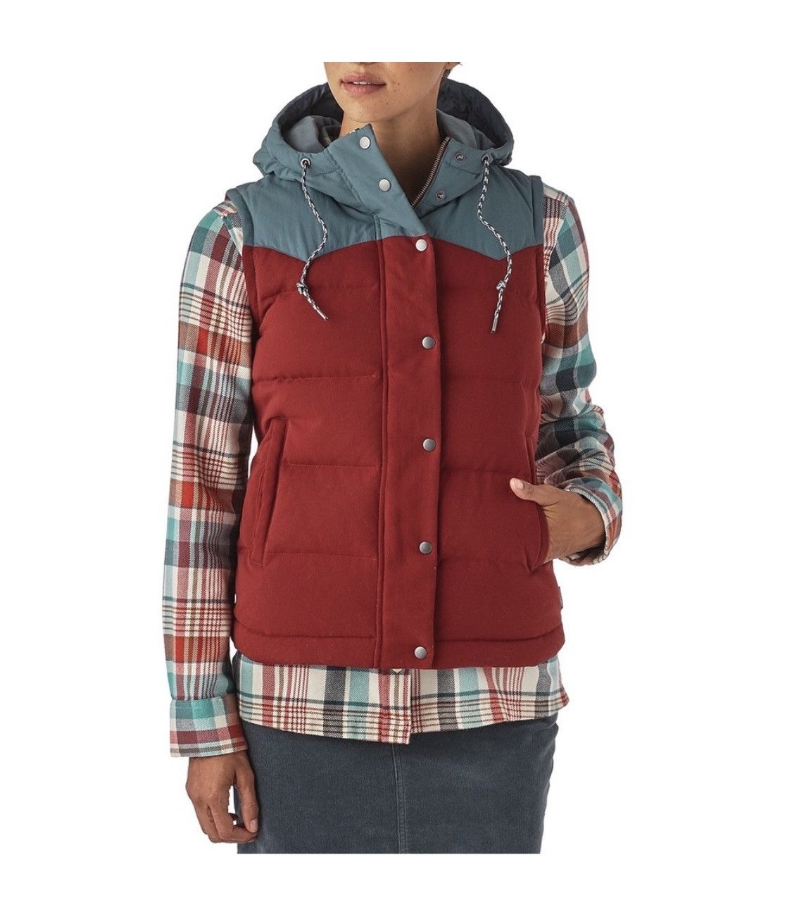 🍄Patagonia Women's Bivy Down Hooded Vest (Sz M)