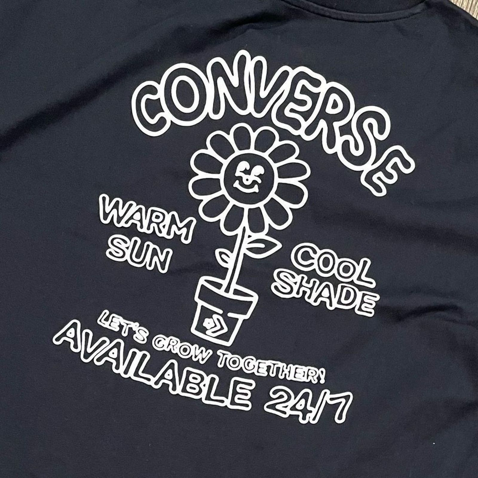 Converse NWOT Converse Let's Grow Doodle T-Shirt Crewneck Size S Size S / US 4 / IT 40 - 5 Thumbnail