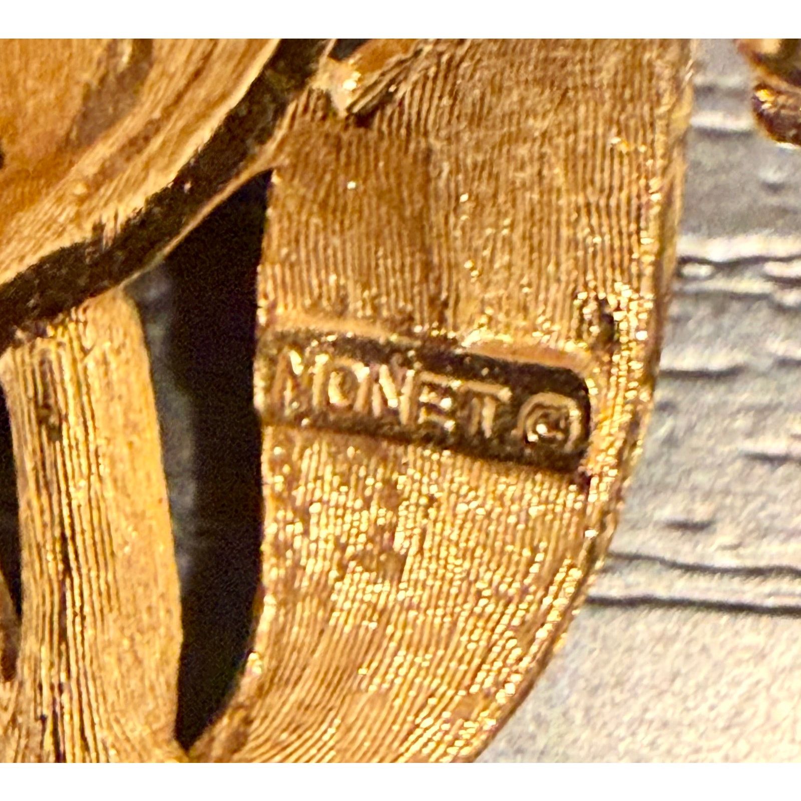 Monet Vintage Signed Monet Gold Tone Tulip Flower Brooch Size ONE SIZE - 3 Thumbnail