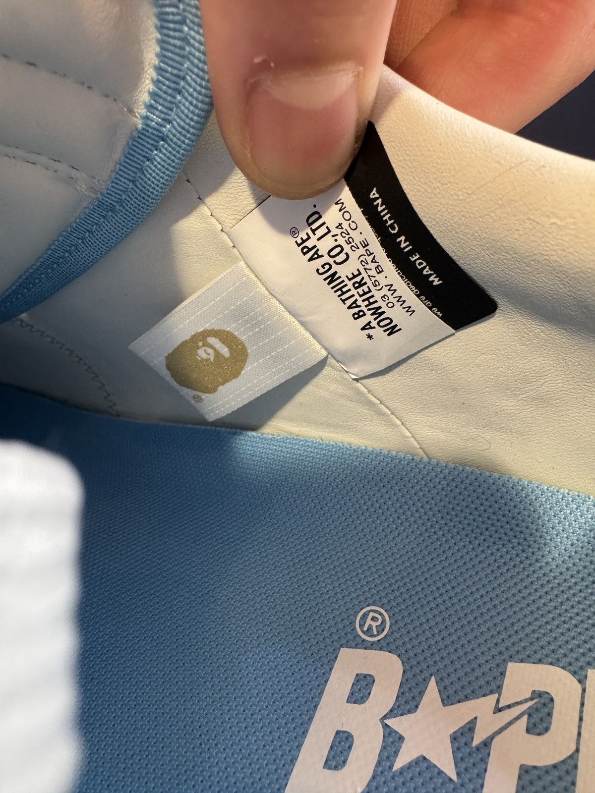 Bape BAPE STA Patent Leather Baby Blue Size US 9.5 / EU 42-43 - 15 Thumbnail