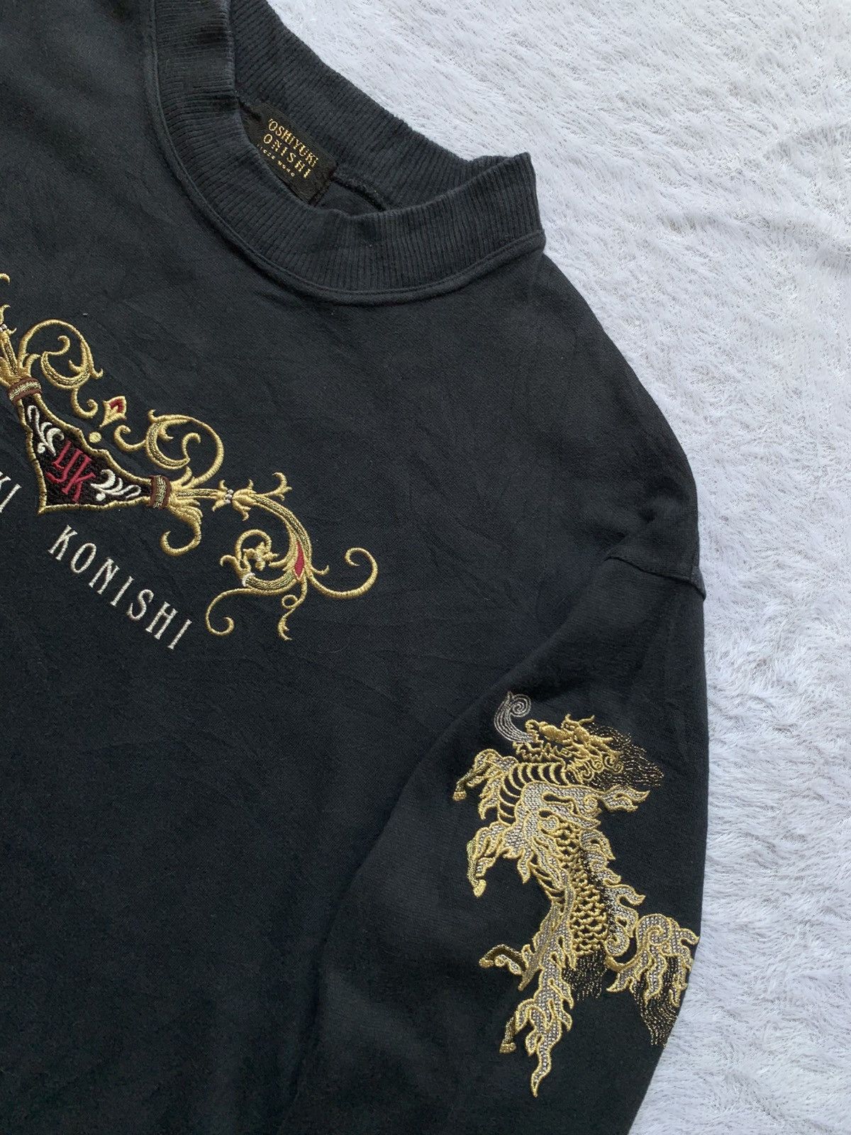 Japanese Brand Vintage yoshiyuki konishi gold dragon embroidery Size US M / EU 48-50 / 2 - 3 Thumbnail