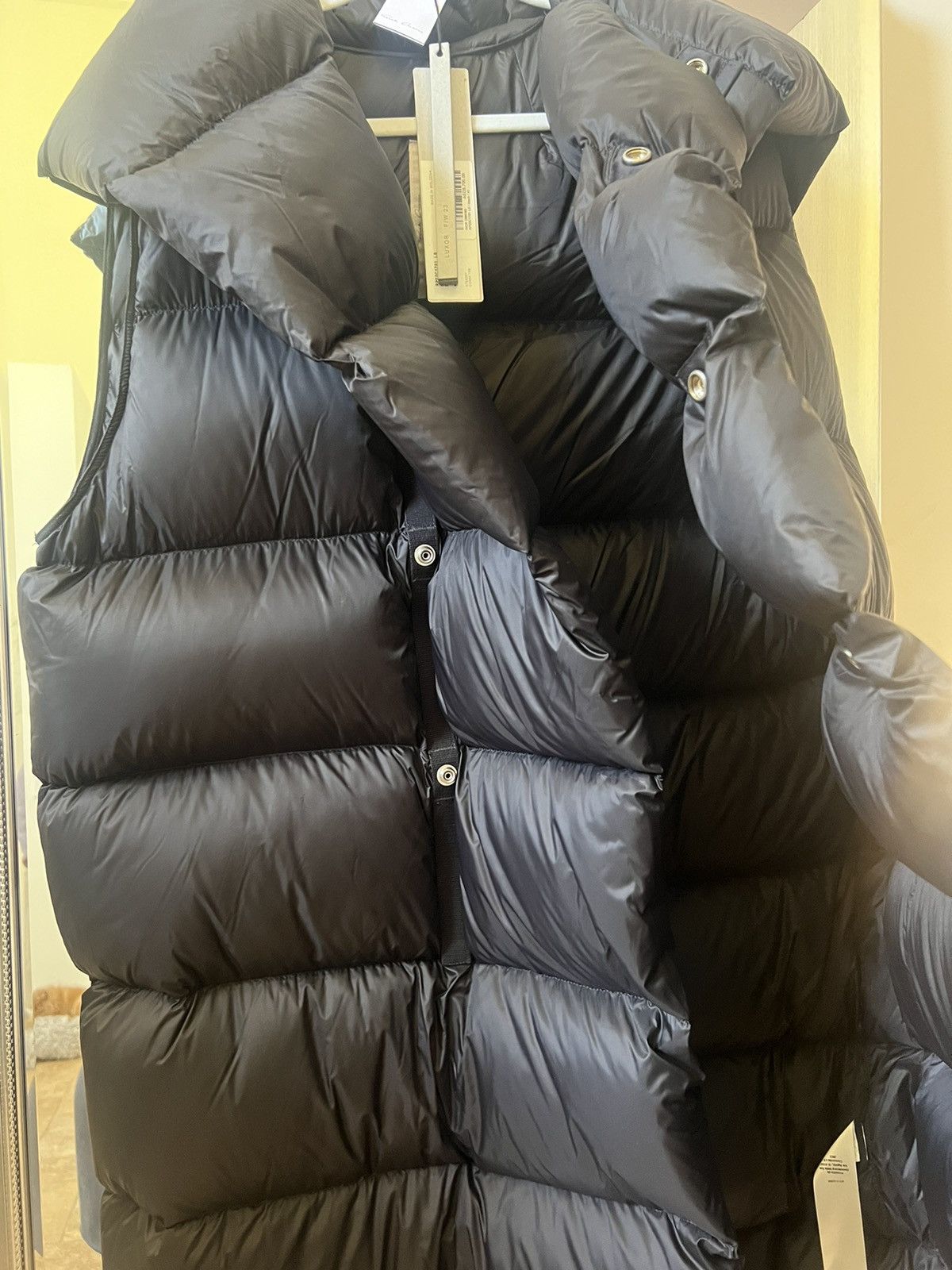 Designer × Rick Owens Rick Owens Quilted Puffer Sleeveless Vest Size US M / EU 48-50 / 2 - 6 Thumbnail