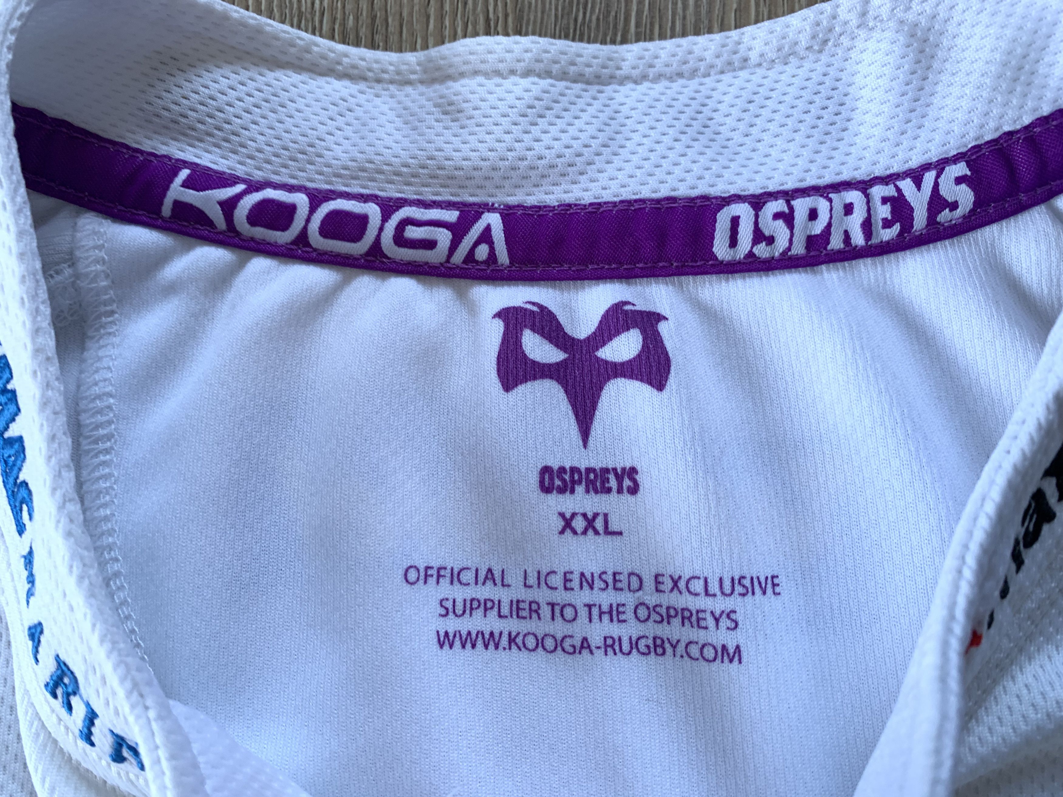 Osprey Kooga Ospreys Rugby Kit Top Jersey Size US XXL / EU 58 / 5 - 9 Thumbnail