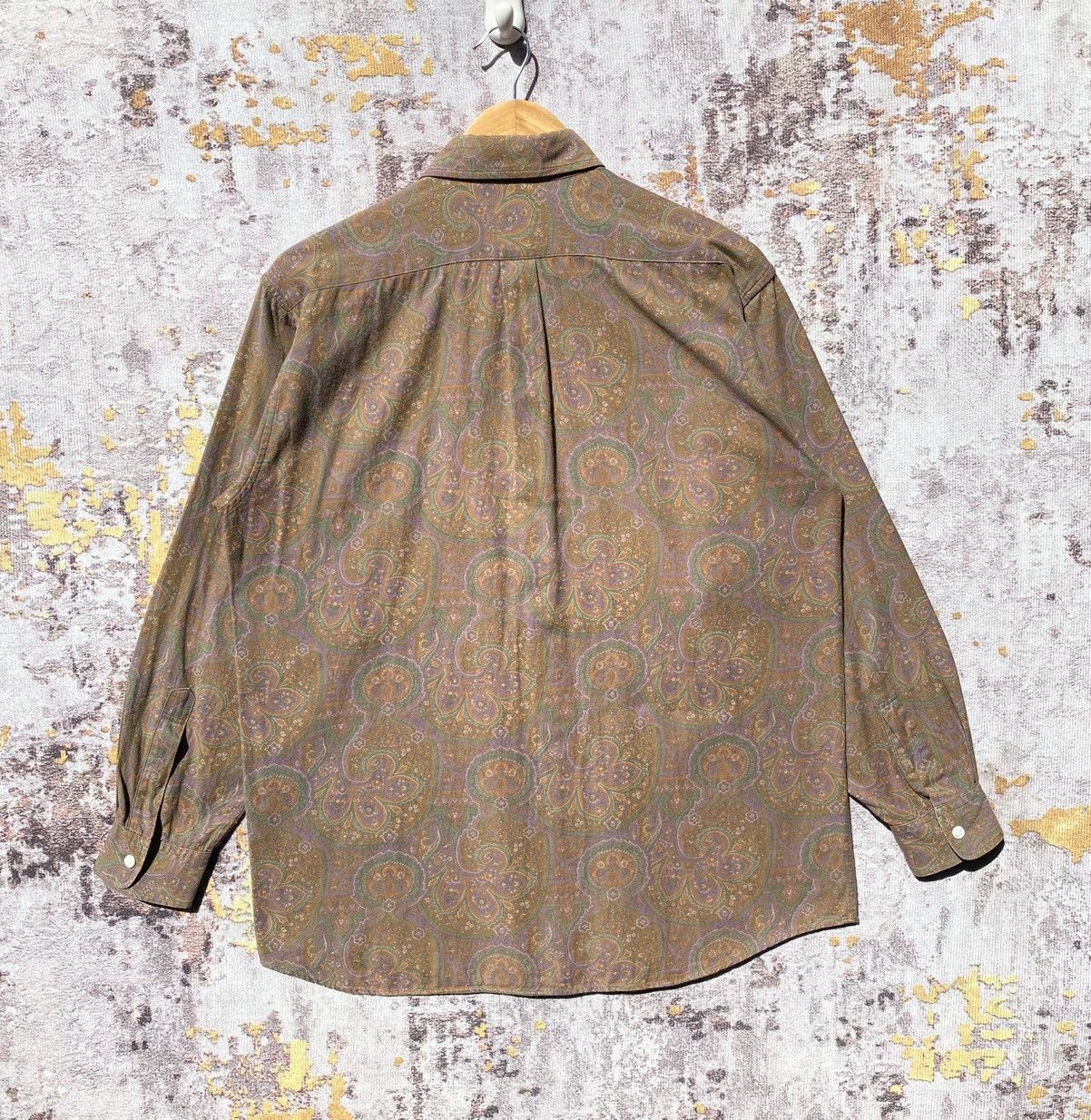 Christian Dior Monsieur Vintage Christian Dior Paisley Shirt Button Christian Dior Size US M / EU 48-50 / 2 - 2 Thumbnail