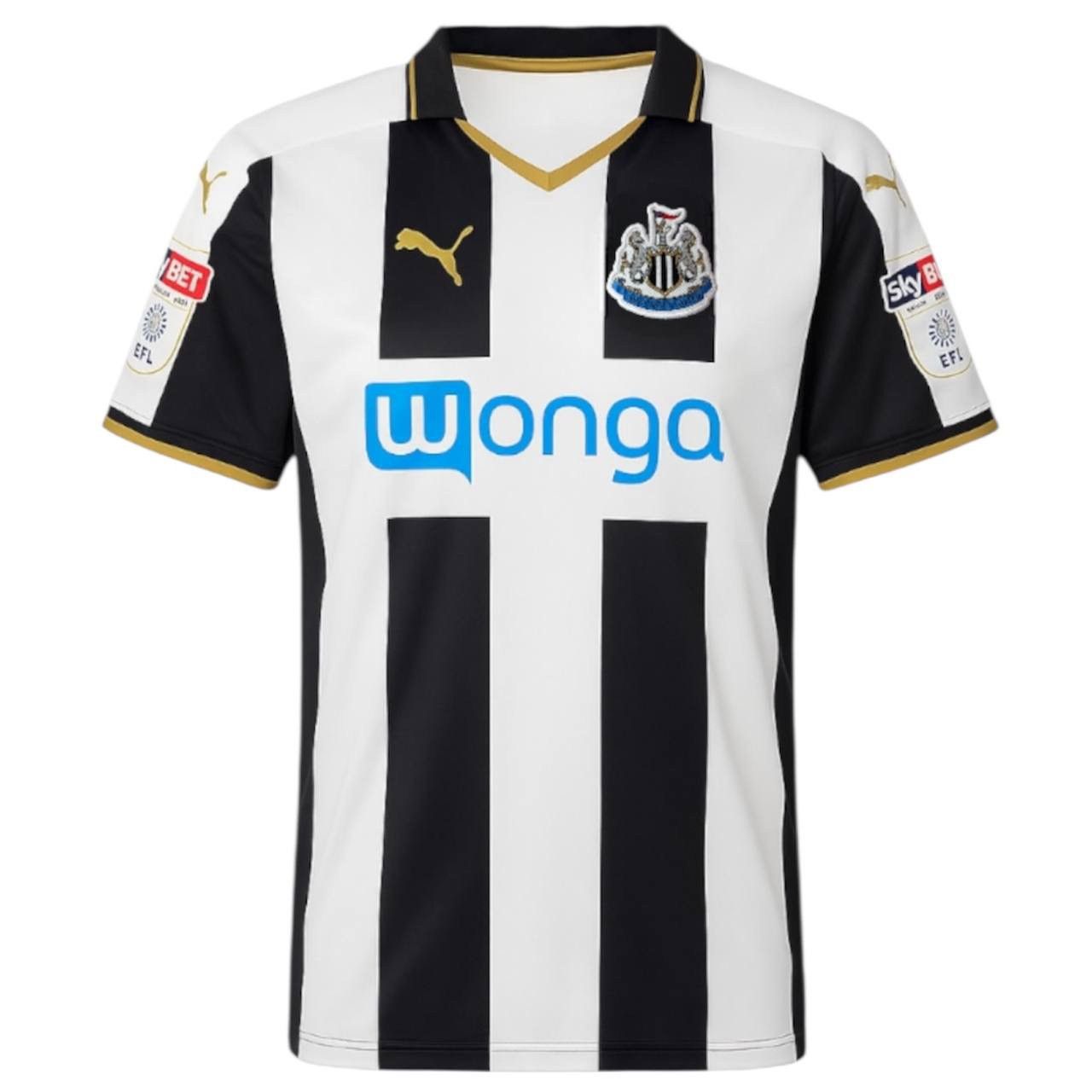 Puma 2016/17 NEWCASTLE UNITED HOME SOCCER JERSEY FOOTBALL SHIRT L Size US S / EU 44-46 / 1 - 1 Thumbnail