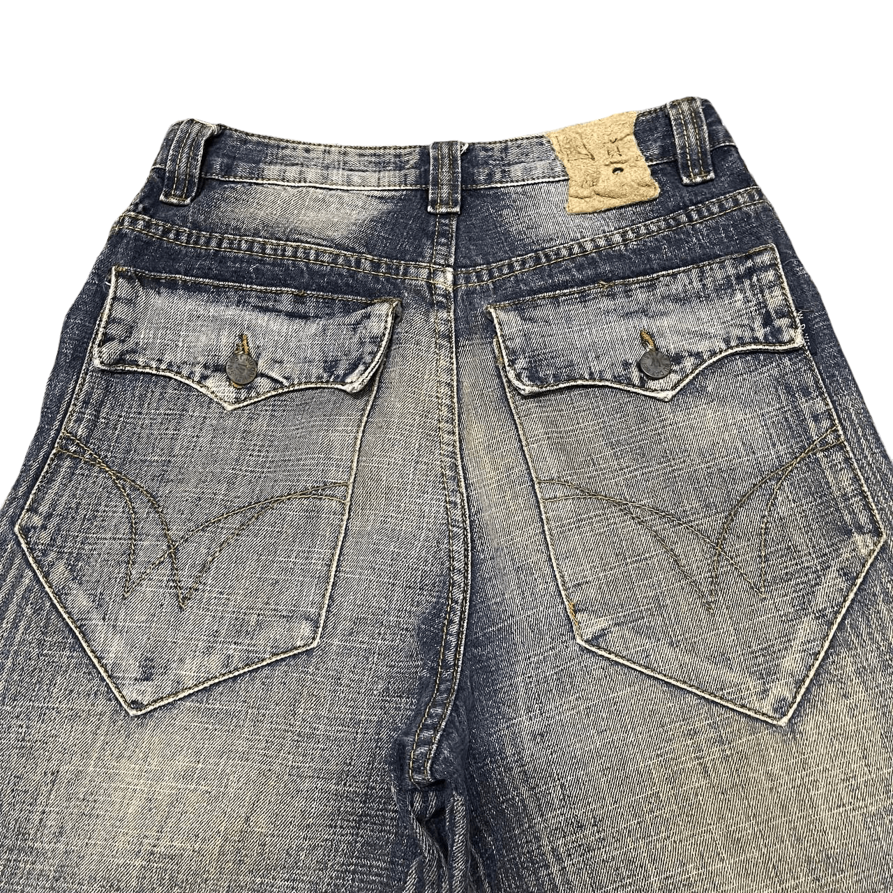 Japanese Brand Vintage Wu Day Wei Denim Jeans Size US 28 / EU 44 - 14 Thumbnail