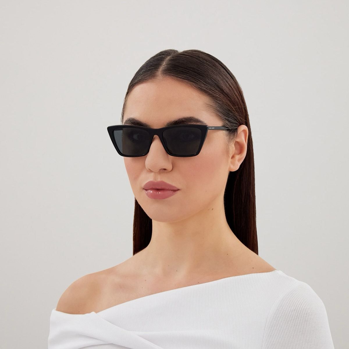 Saint Laurent Paris Saint Laurent Women Sunglasses Black SL737 MICA THIN 001 NEW Size ONE SIZE - 13 Thumbnail