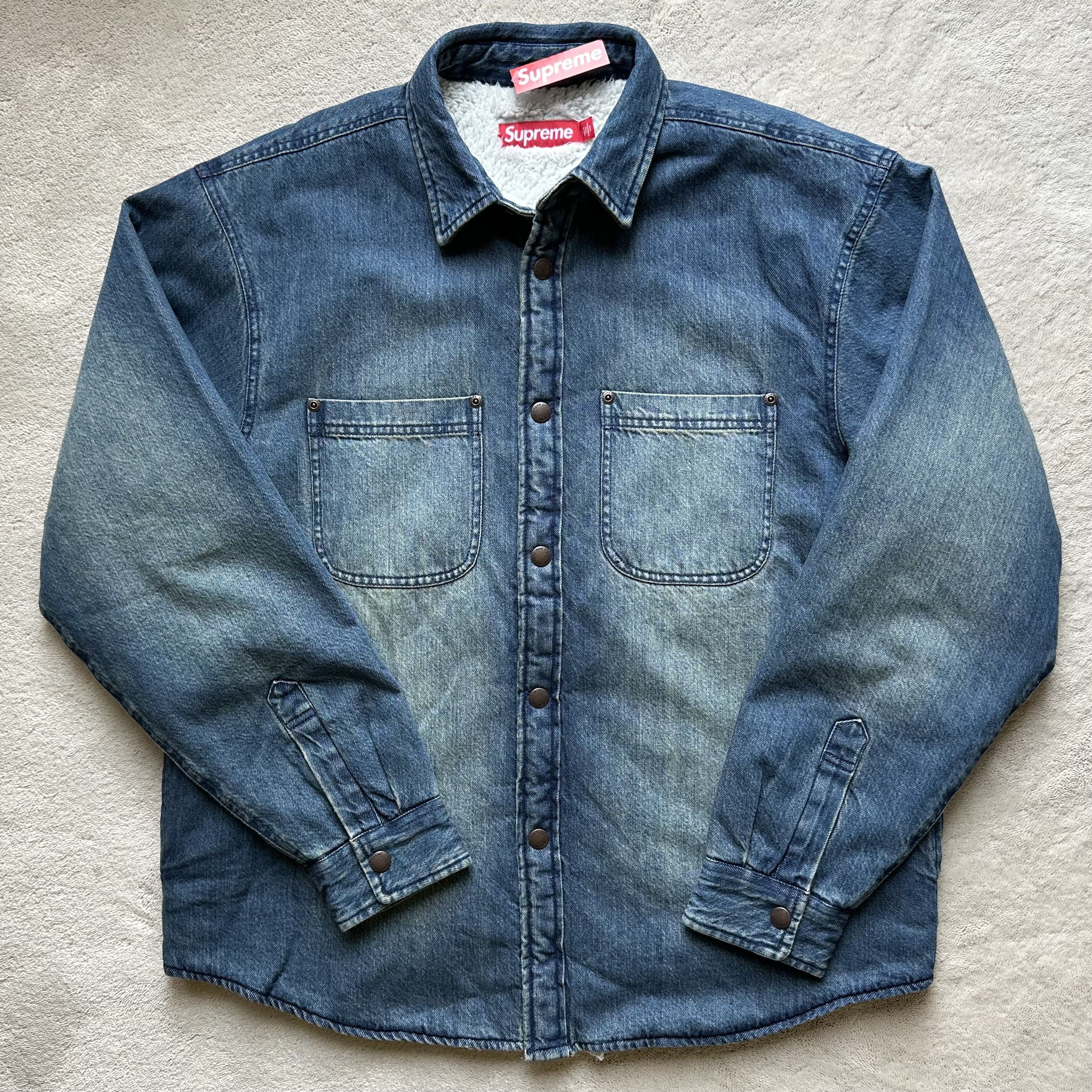 Maison Margiela × Supreme MM6 x Supreme Padded Shirt Jacket | Grailed