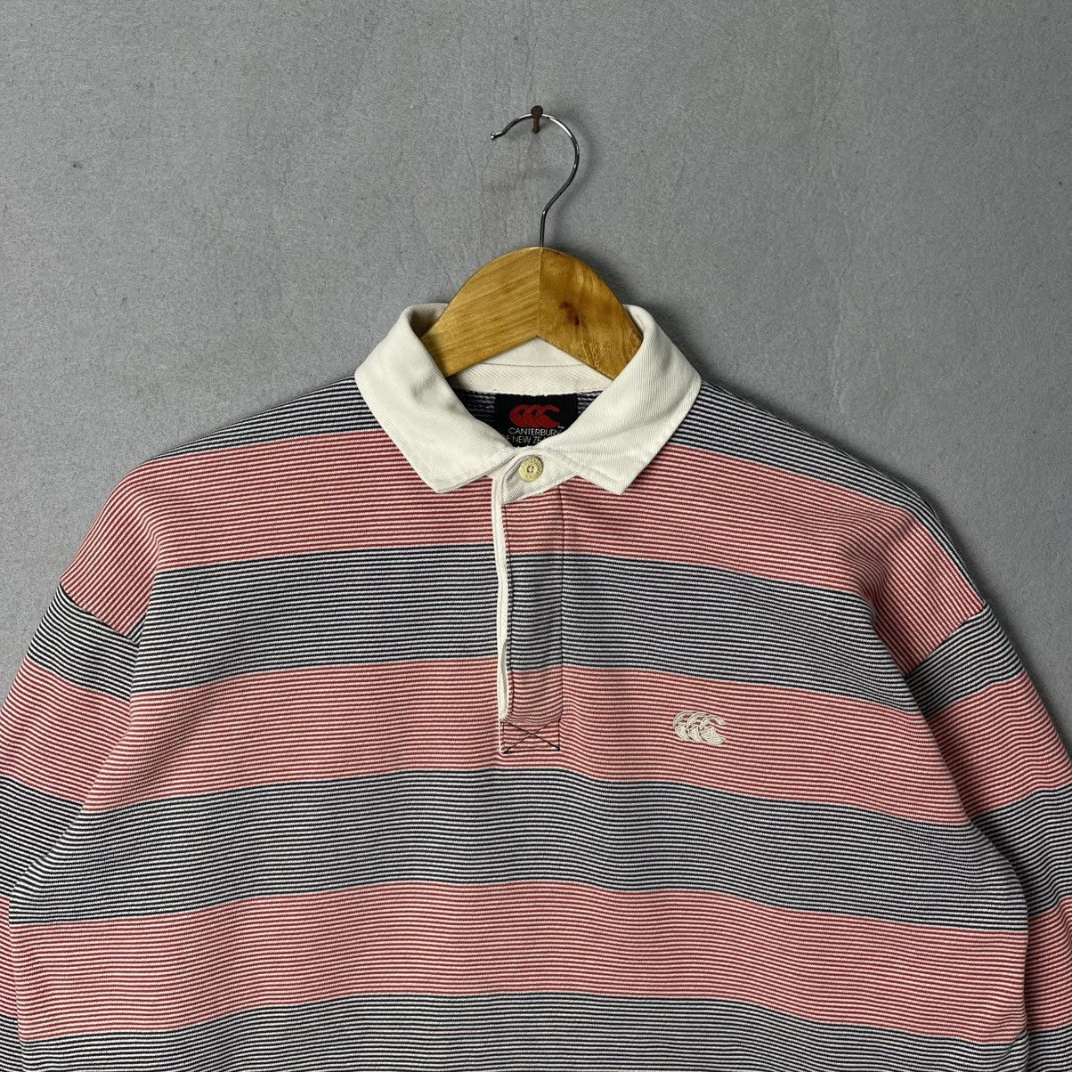 Canterbury of New Zealand Vintage 90s Canterbury of New Zealand Striped Rugby Shirt Size US L / EU 52-54 / 3 - 2 Thumbnail