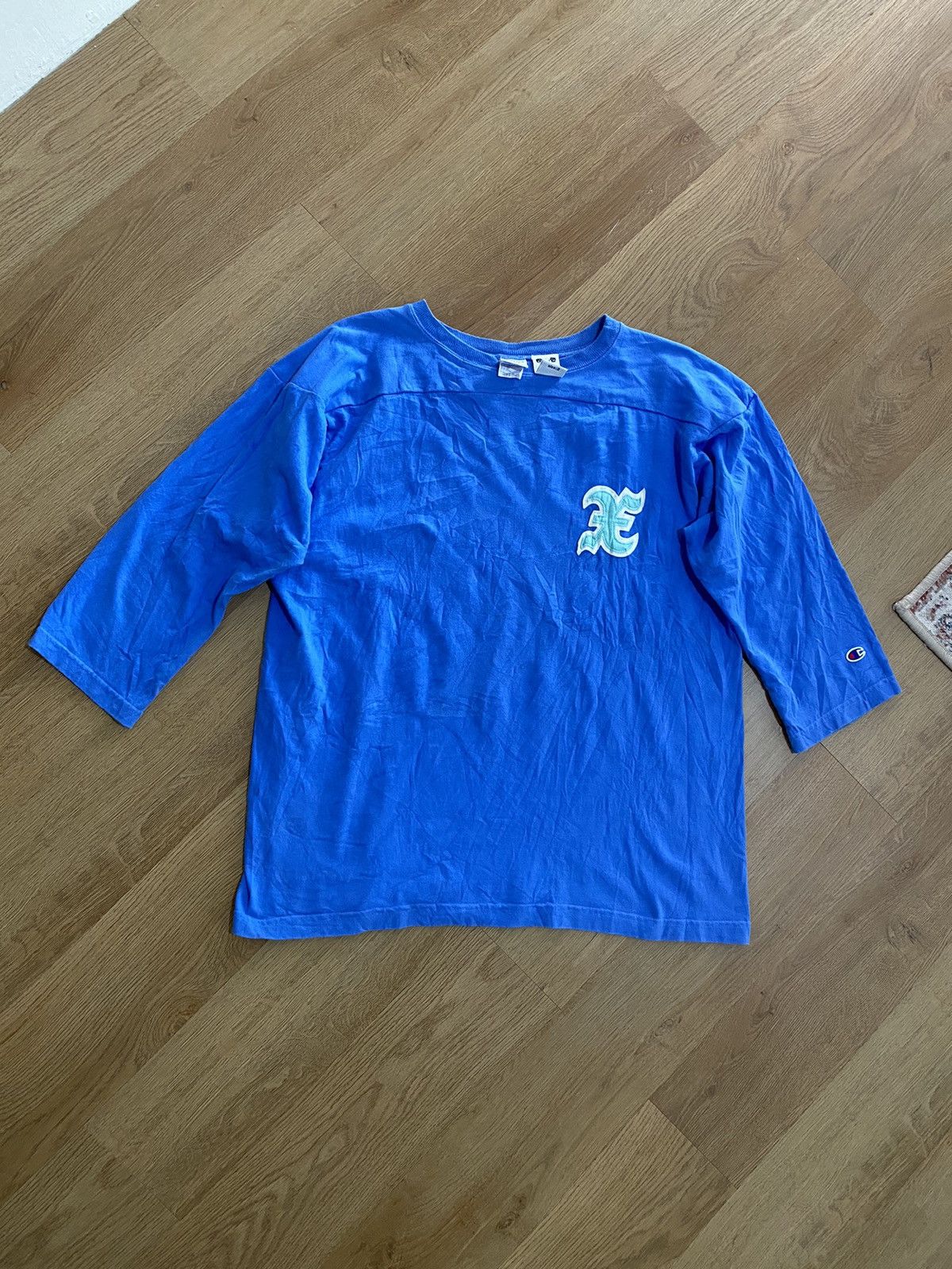 Champion × Japanese Brand Tshirt 3Quaters Champion X xGirl Size US XL / EU 56 / 4 - 1 Thumbnail