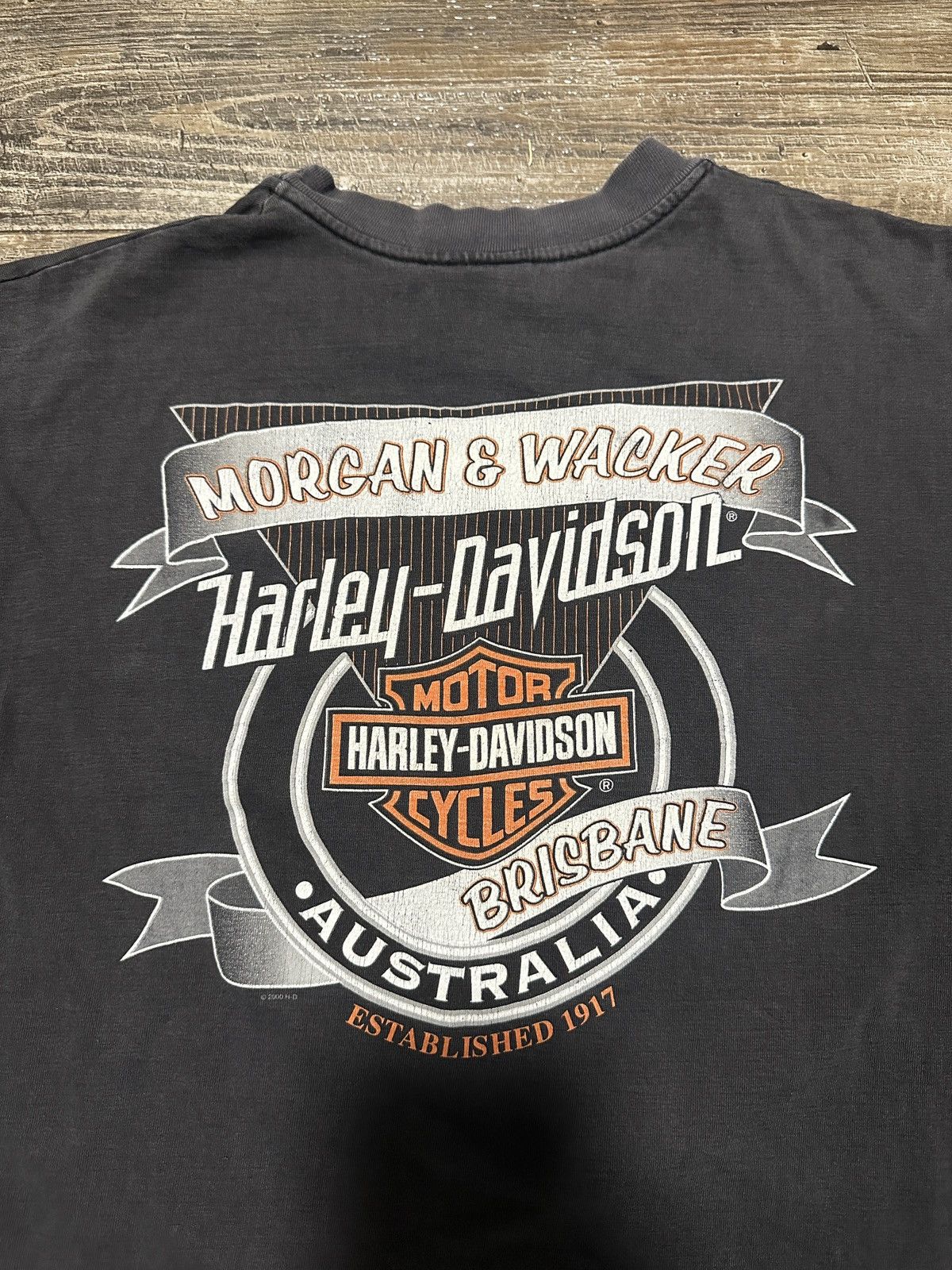 Harley Davidson 1998 Harley Davidson Australia T-Shirt Size US L / EU 52-54 / 3 - 5 Thumbnail