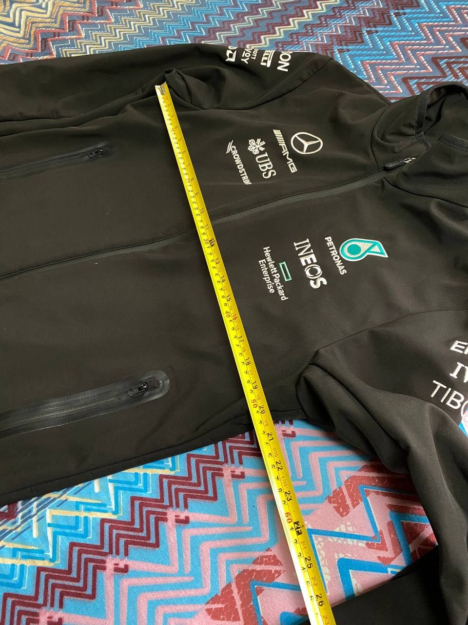 Other AMG Petronas France Racing SoftShell Black Jacket Size US M / EU 48-50 / 2 - 7 Thumbnail