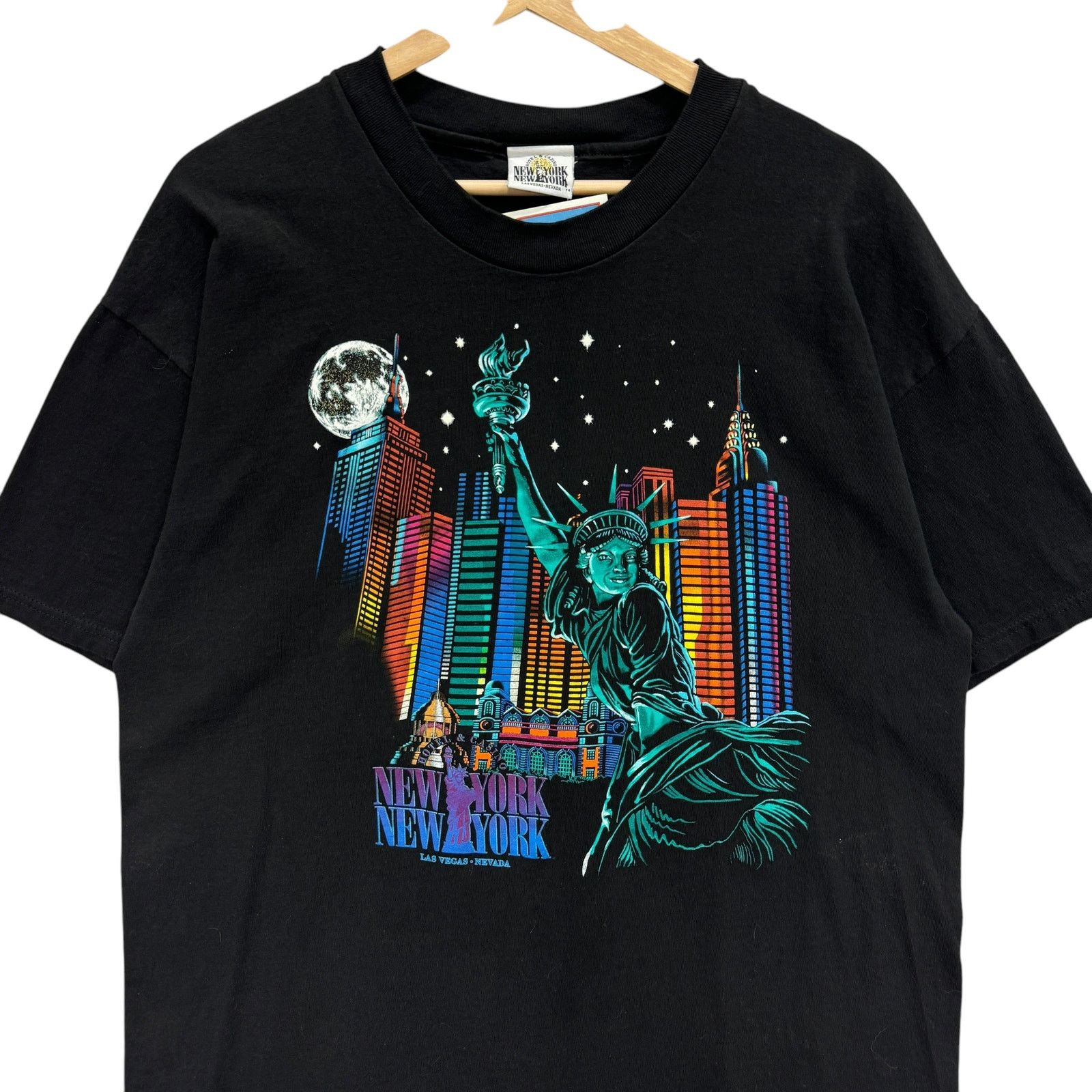 Vintage New York New York Hotel and Casino Souvenir Tee XL