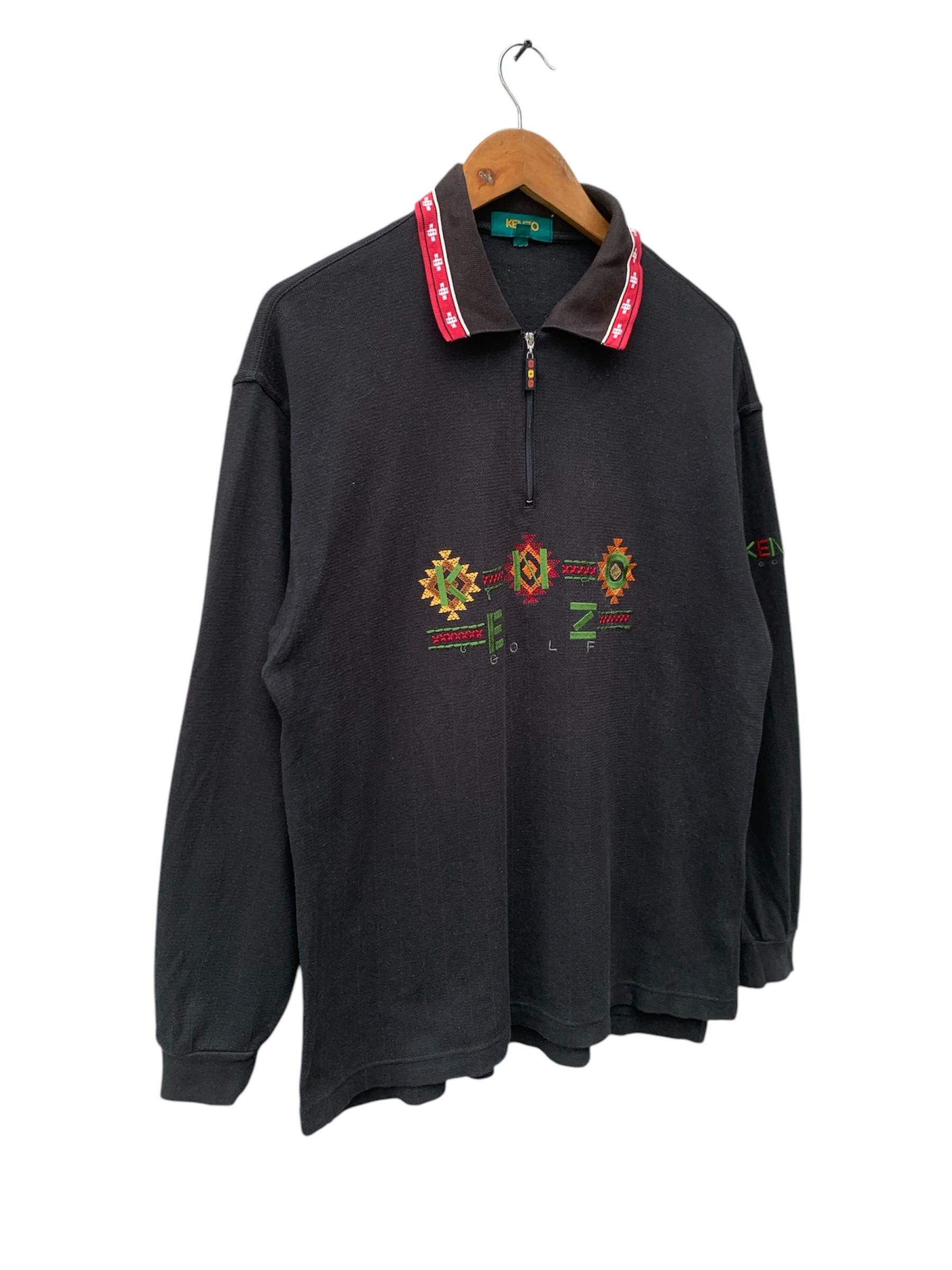 Kenzo Vintage Kenzo Golf Embroidery Long Sleeve Polos Size US M / EU 48-50 / 2 - 4 Thumbnail