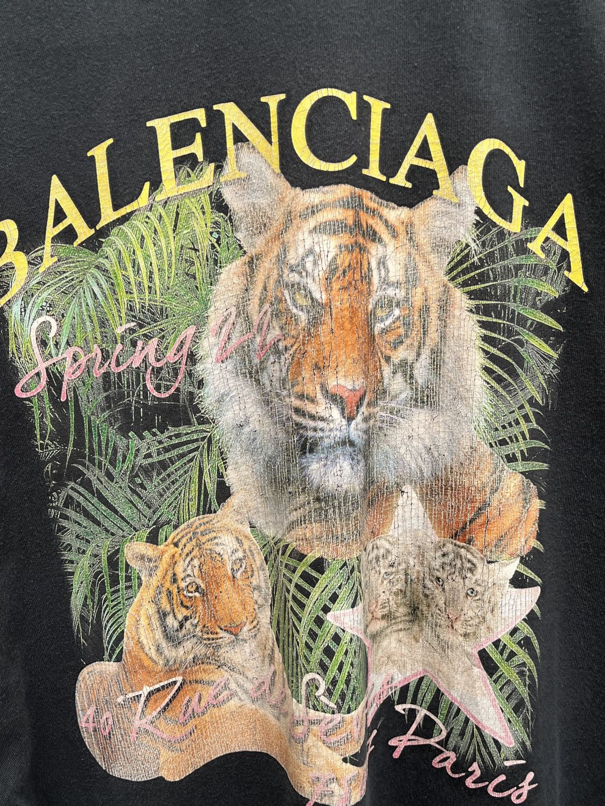 Balenciaga Balenciaga Year of The Tiger Oversized Tshirt Size US M / EU 48-50 / 2 - 5 Thumbnail