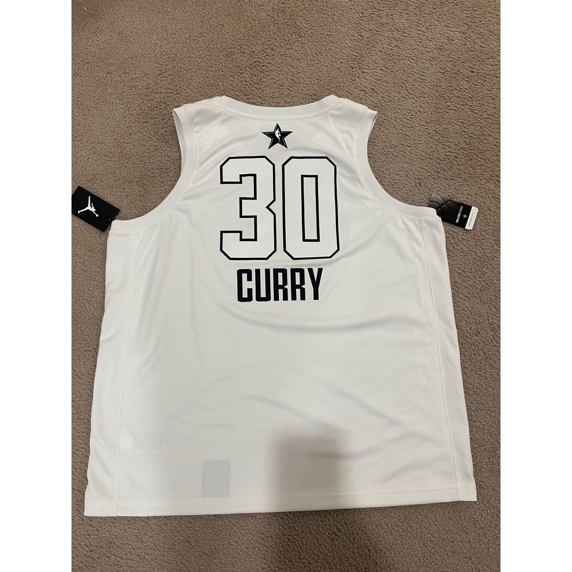 Jordan Brand Jordan Steph Curry GSW All Star 2018 Swingman Jersey Mens 2X Size US XXL / EU 58 / 5 - 6 Thumbnail