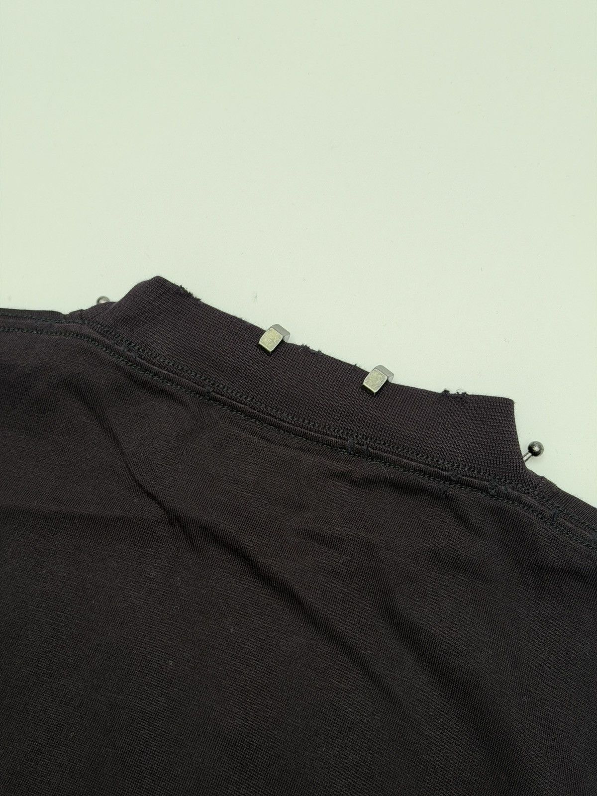 Balenciaga Balenciaga Piercings Collar Oversized Tee Shirt Black Size US M / EU 48-50 / 2 - 5 Thumbnail