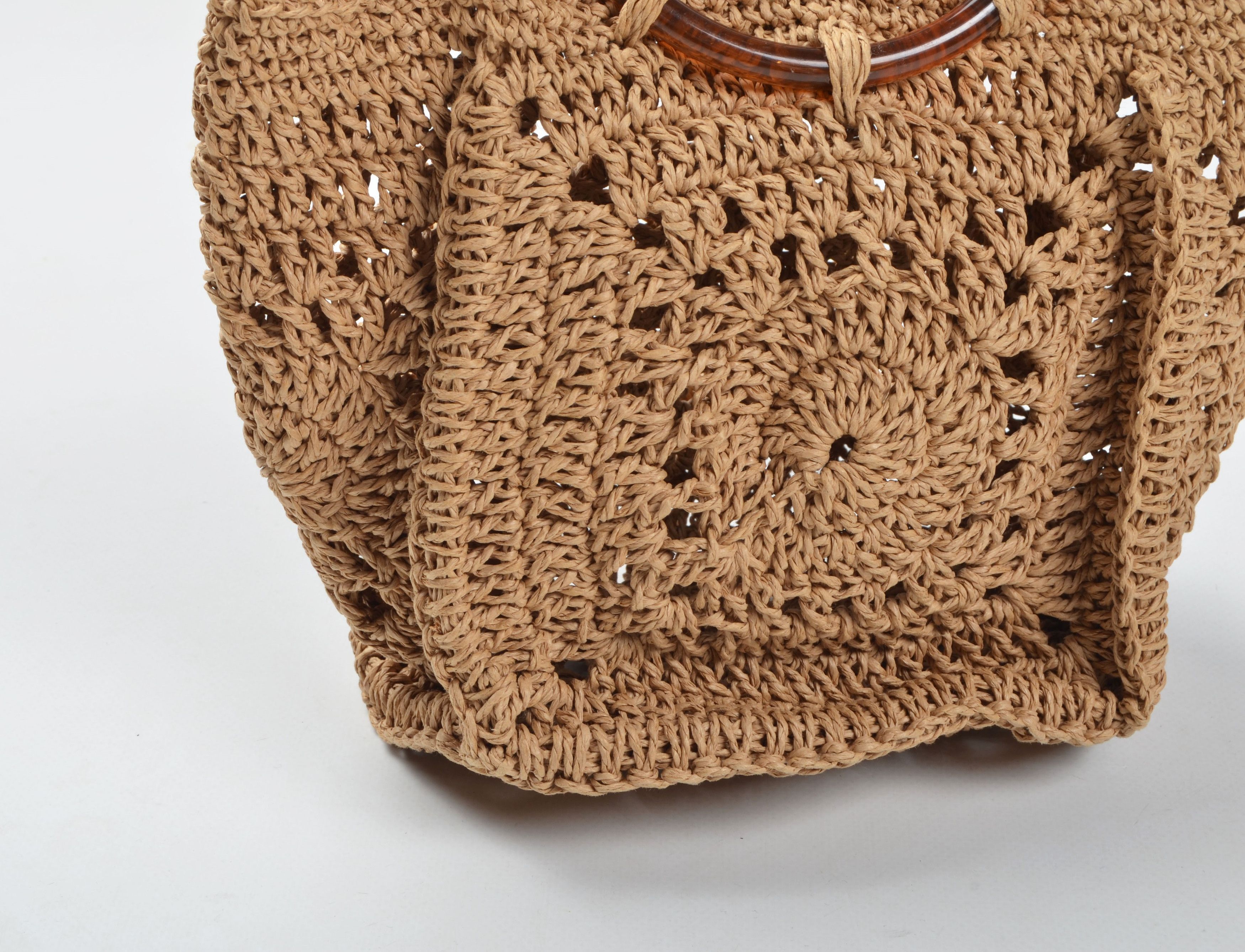 Other Vintage Y2K Boho Woven Straw Small Bag Purse Size ONE SIZE - 2 Thumbnail