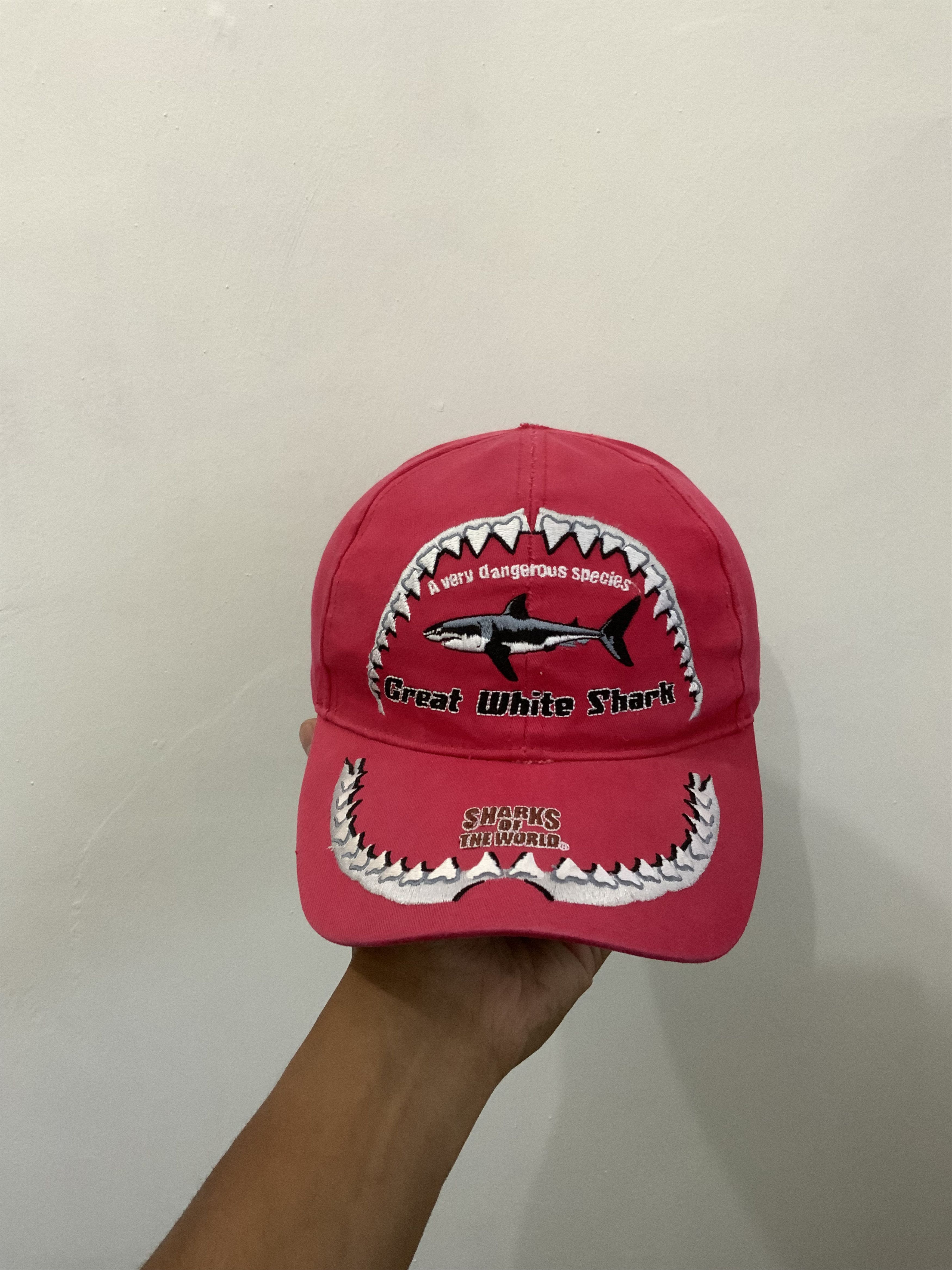 If Six Was Nine Great White Shark of The World Hat Cap Size ONE SIZE - 1 Thumbnail