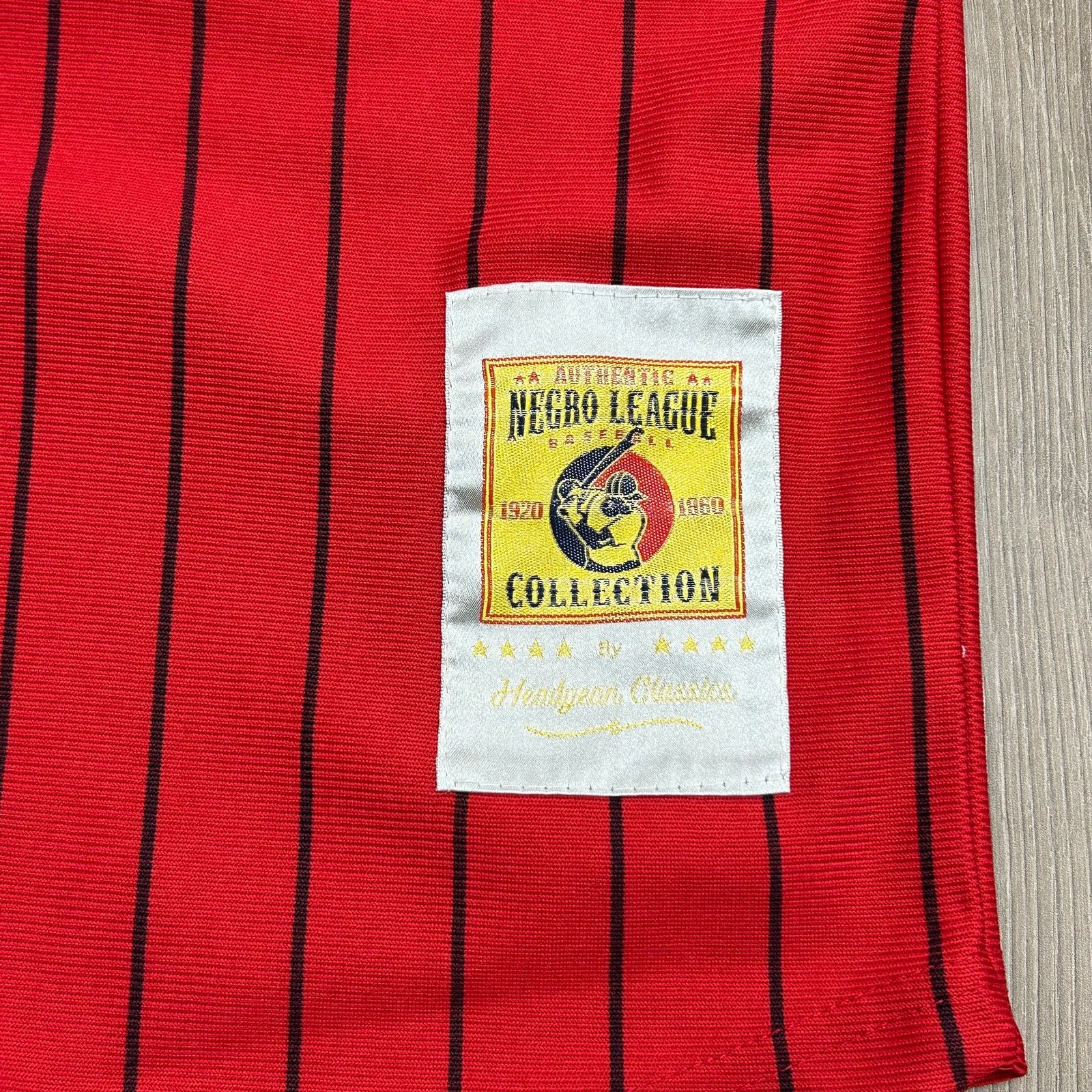 MLB New York Cubans Negro League Red Baseball Jersey size Large Size US L / EU 52-54 / 3 - 4 Thumbnail