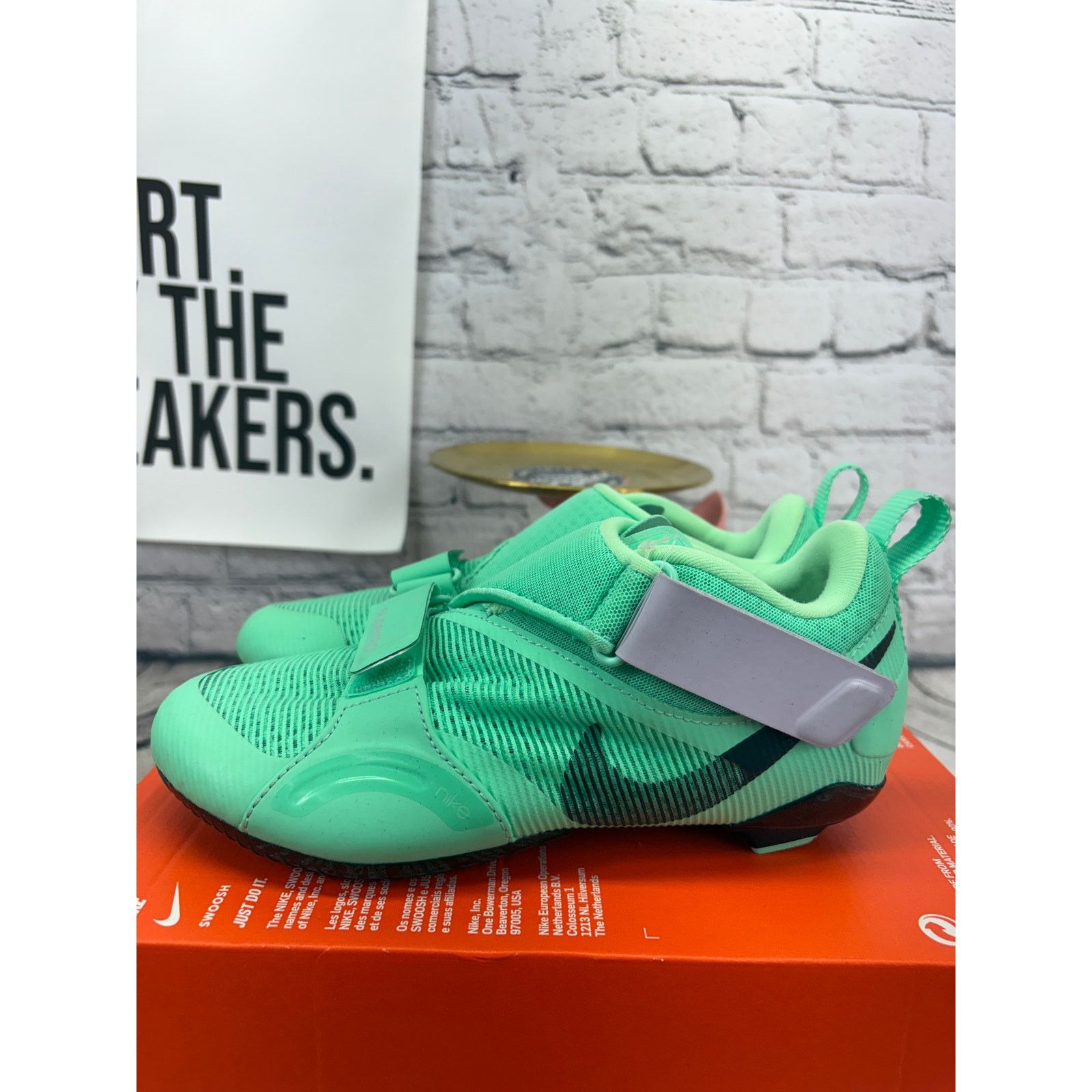 Nike Nike SuperRep Cycle Shoes Womens 6 Green Indoor Gym Workout Size US 6 / IT 36 - 3 Thumbnail