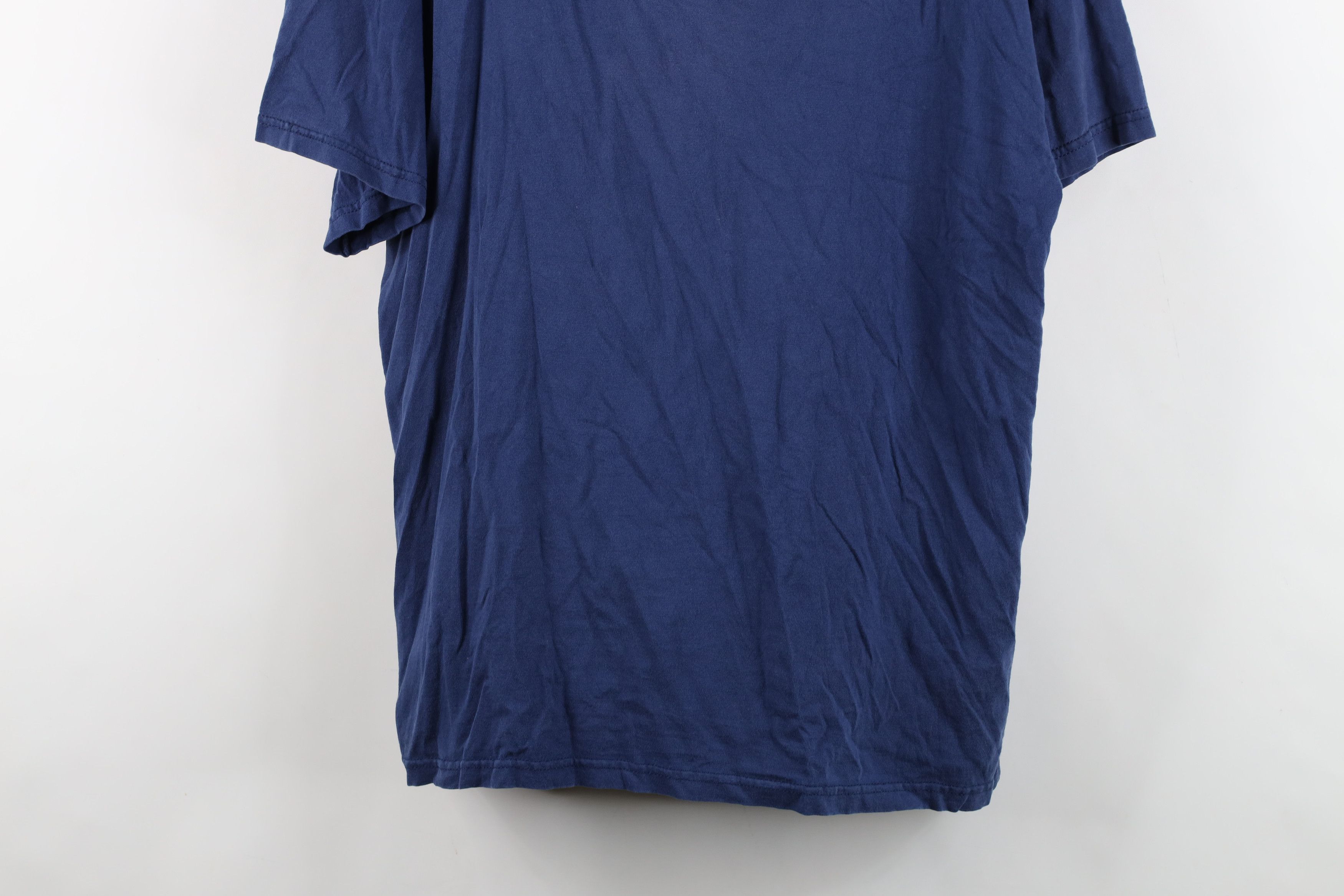 Nike Vintage 90s Nike Travis Scott Mini Swoosh T-Shirt Blue USA Size US L / EU 52-54 / 3 - 3 Thumbnail