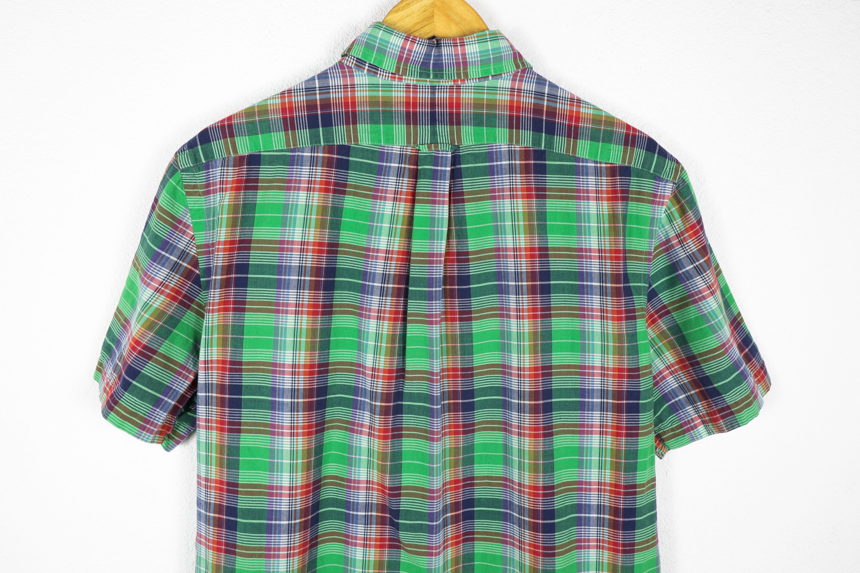 Polo Ralph Lauren Polo Ralph Lauren Flannel Indian Madras Preppy Oxford Shirt Size US L / EU 52-54 / 3 - 8 Thumbnail