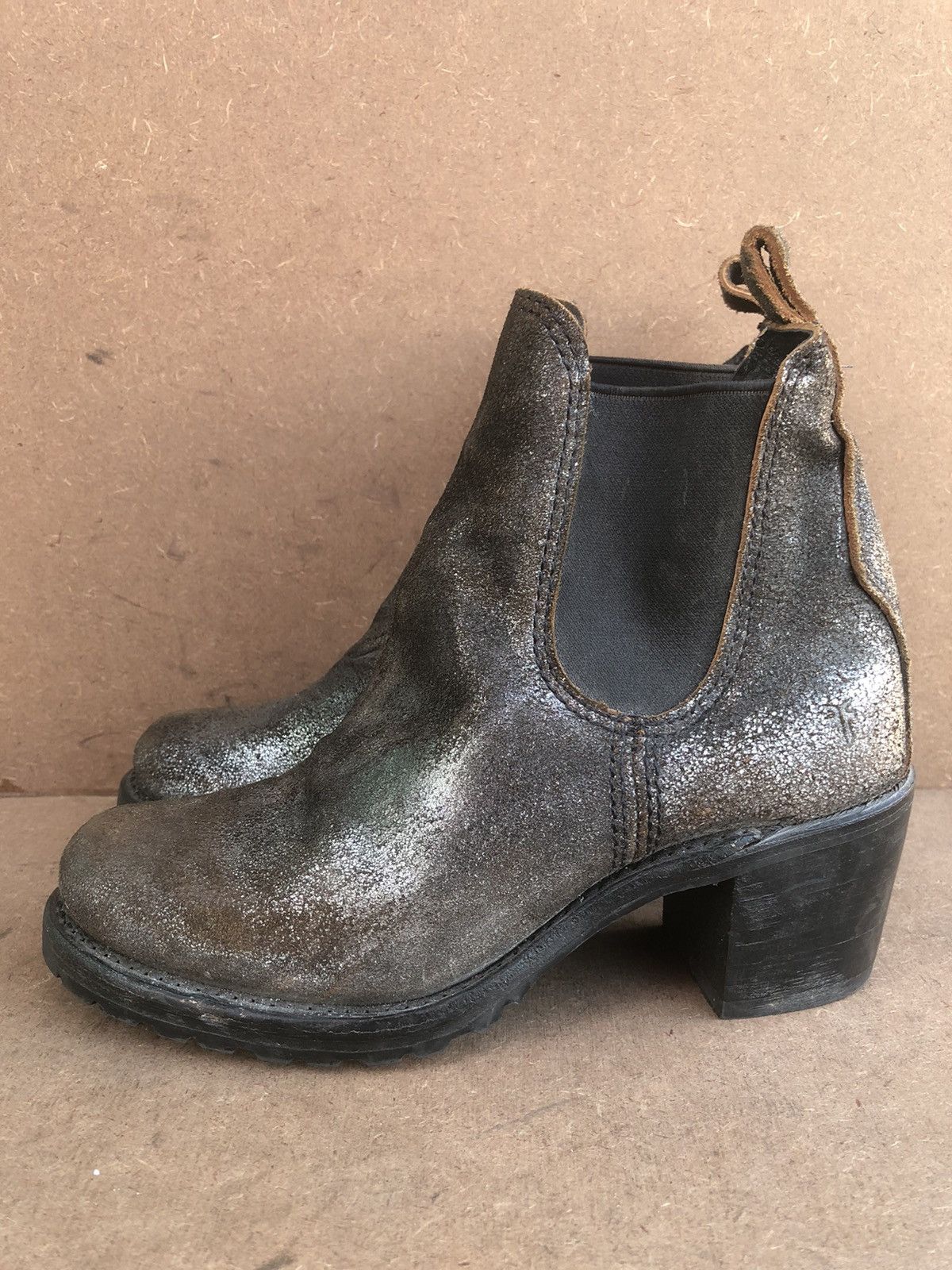Frye FRYE Grey Suede Chelsea Boots Size US 7.5 M Made In 🇺🇸 Size US 7.5 / IT 37.5 - 4 Thumbnail