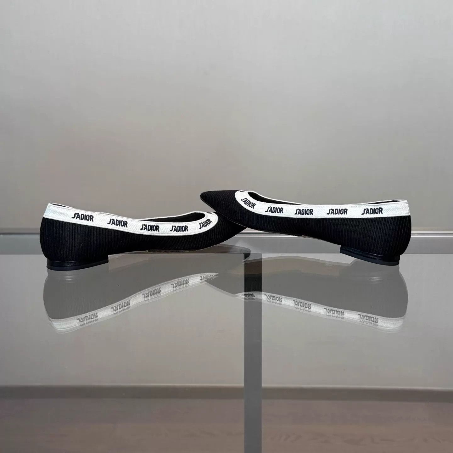 Dior Dior J'Adior Black Flats 38.5 98 Size US 8 / IT 38 - 6 Thumbnail
