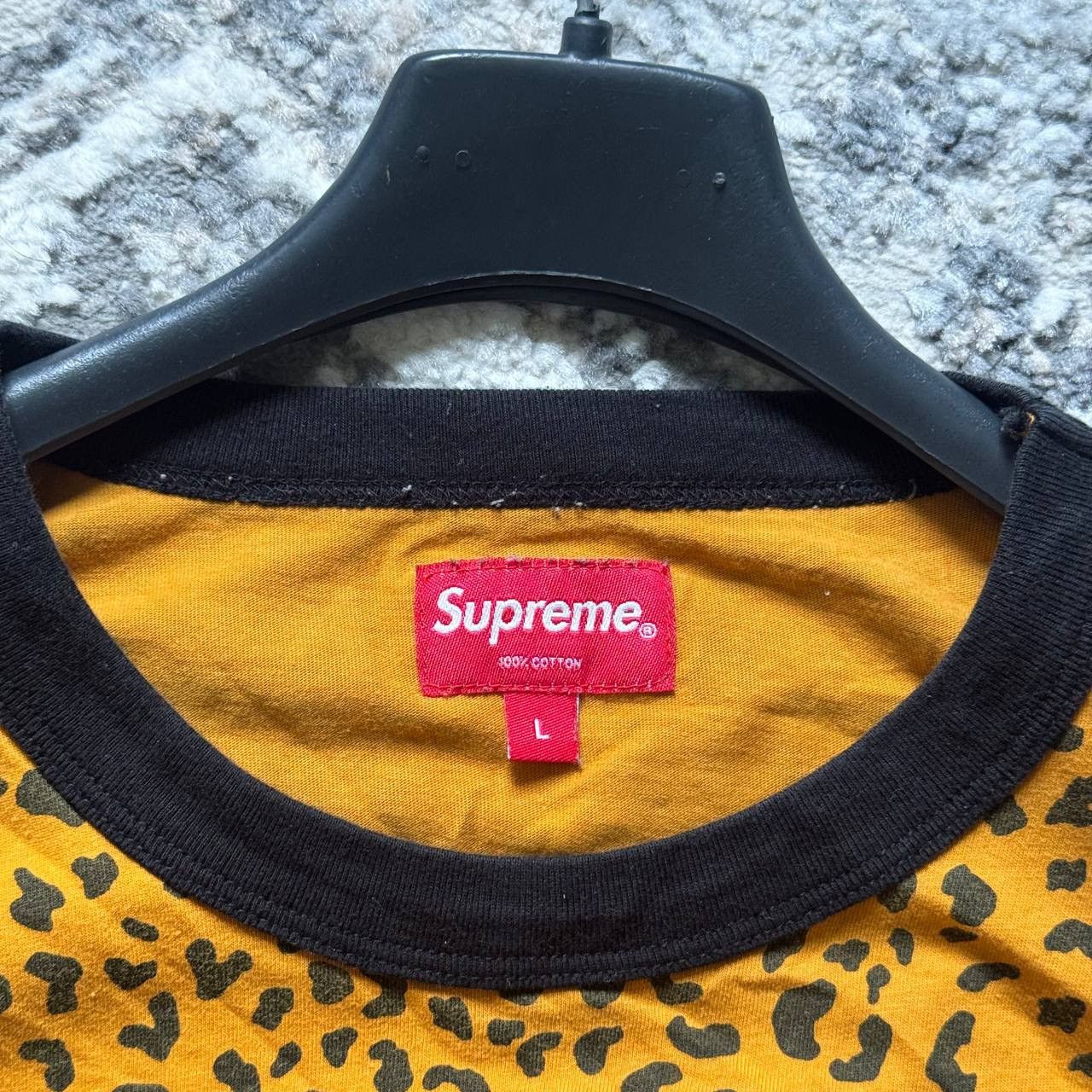 Supreme SUPREME Leopard Fuck Em All Pocket Tee Size US L / EU 52-54 / 3 - 6 Thumbnail