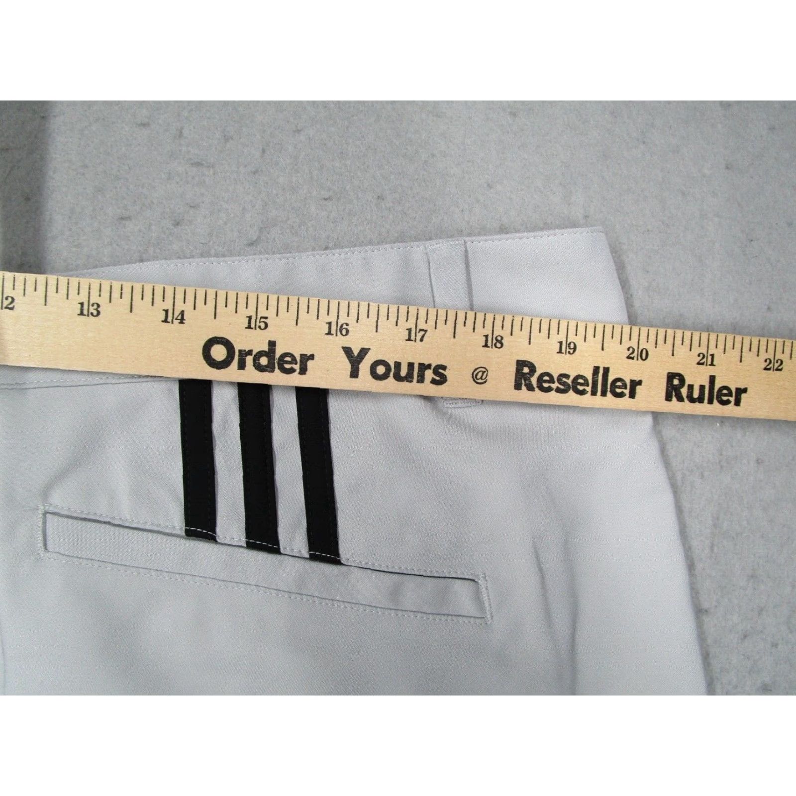 Adidas ADIDAS Shorts Mens 40 Gray Flat Front 10" Lightweight Performance Golfing Chino Golf Size US 40 / EU 56 - 6 Thumbnail
