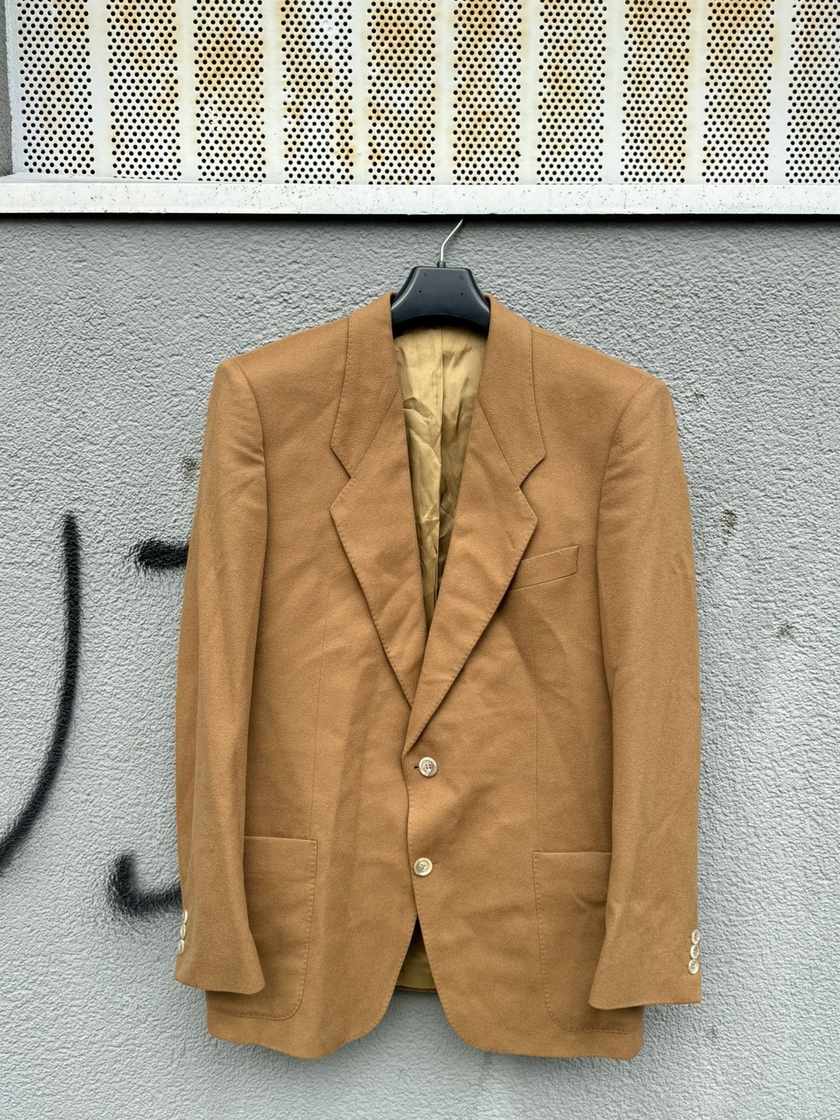 Hugo Boss × Loro Piana VINTAGE HUGO BOSS MANTEL LORO PIANA CASHMERE BLAZER Size US L / EU 52-54 / 3 - 1 Thumbnail