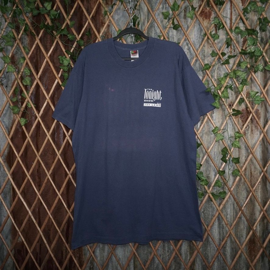 Vintage XXL - Vintage Y2K the Tonight Show with Jay Leno 90s t-shirt Size US XXL / EU 58 / 5 - 1 Thumbnail