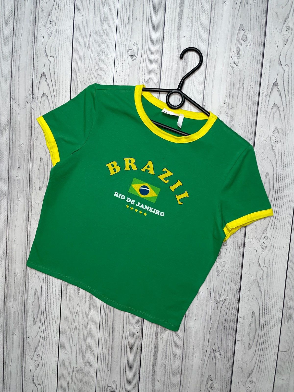 Vintage Vintage Brazil soccer tee green logo size M women’s Size M / US 6-8 / IT 42-44 - 1 Thumbnail
