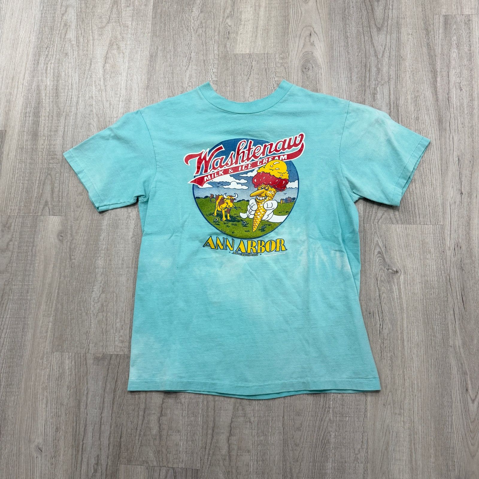 Vintage Vintage Washtenaw Milk & Ice Cream Ann Arbor Shirt Medium Size US M / EU 48-50 / 2 - 1 Thumbnail