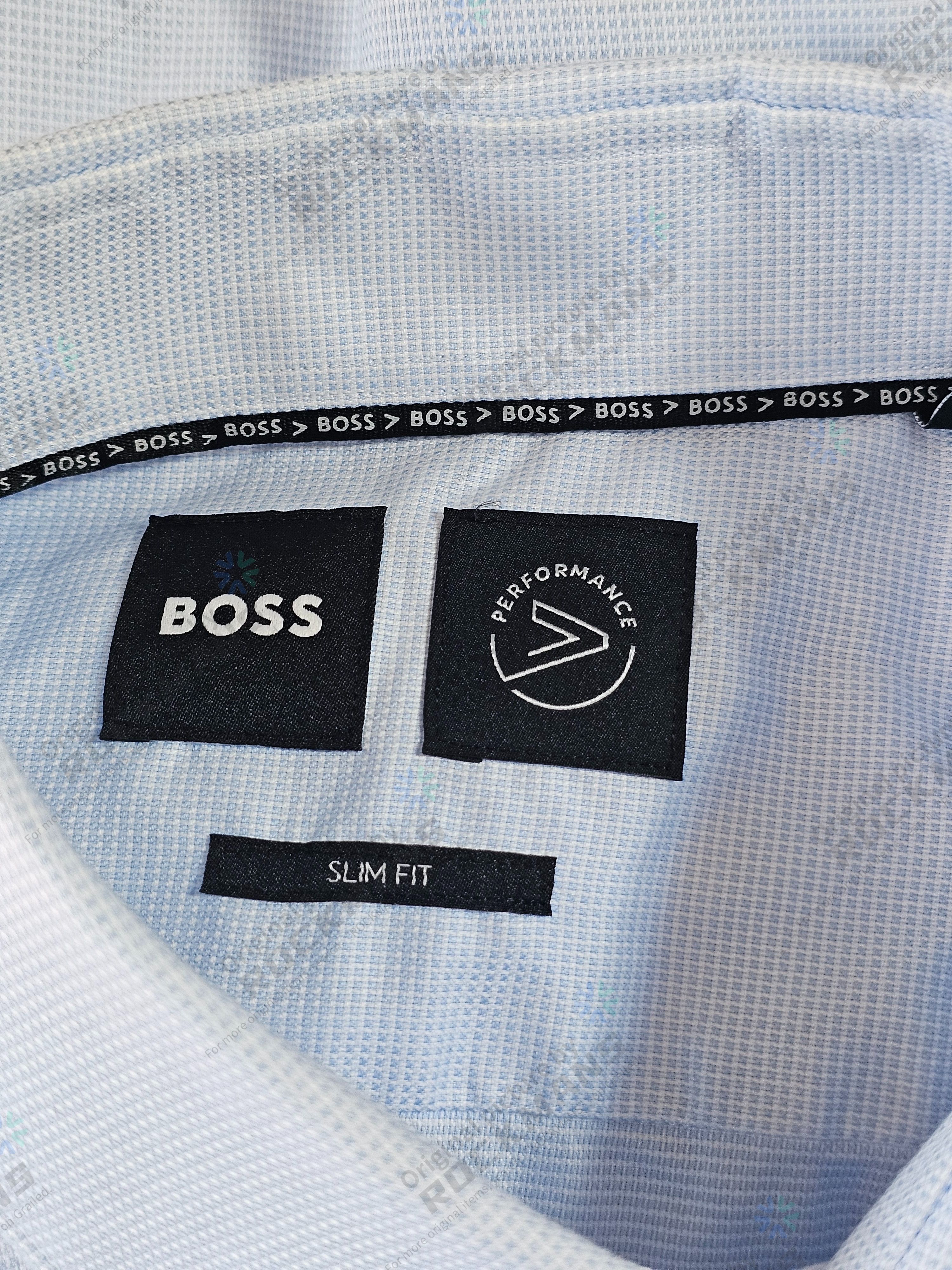 Hugo Boss BOOS Men's Light Blue Shirt Size 42 Size US M / EU 48-50 / 2 - 5 Thumbnail