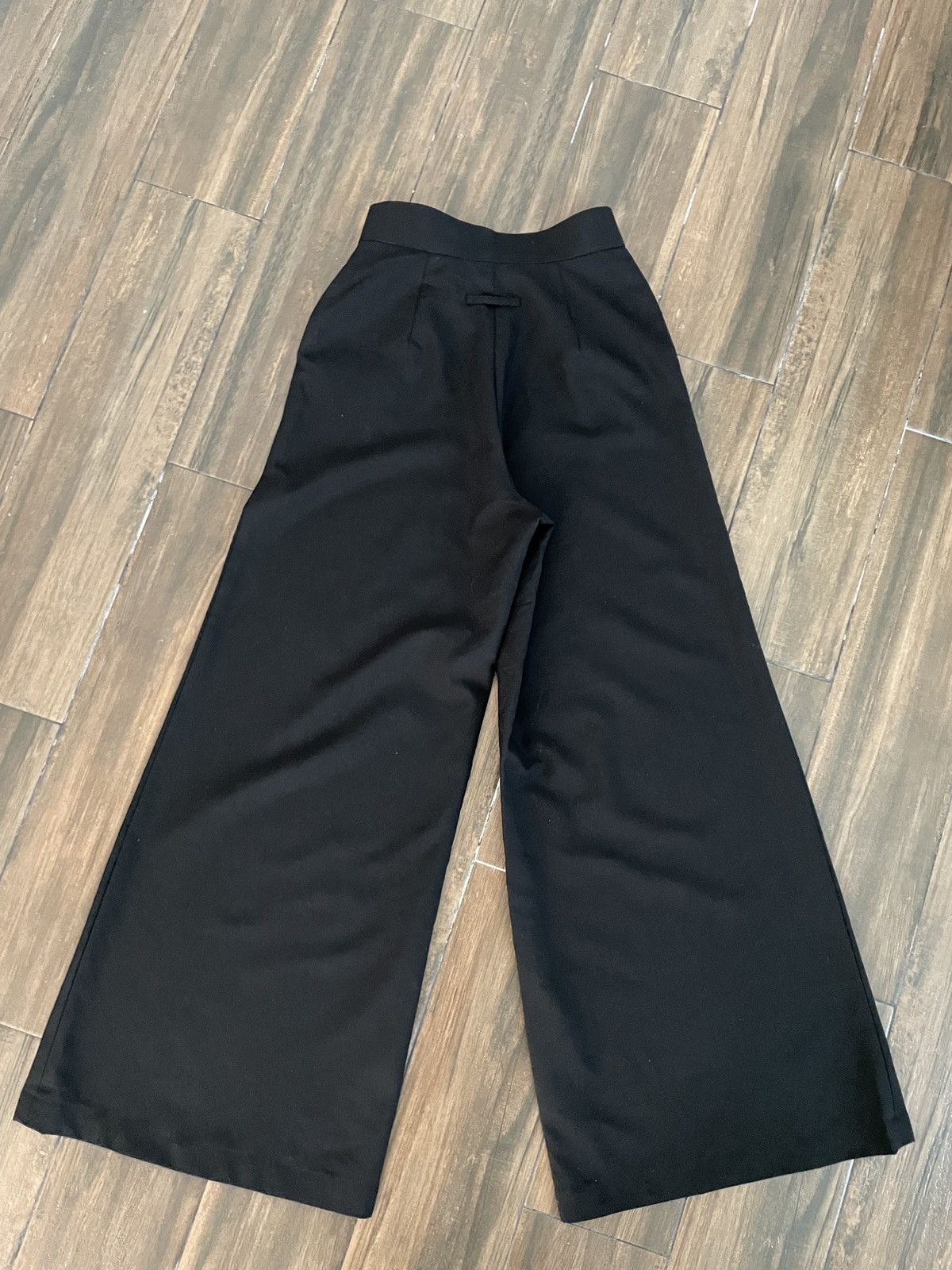 Jean Paul Gaultier Jean Paul Gaultier Black Wool Sailor Pants Wide Leg Hi Rise Size 25" / US 0 / IT 36 - 7 Thumbnail